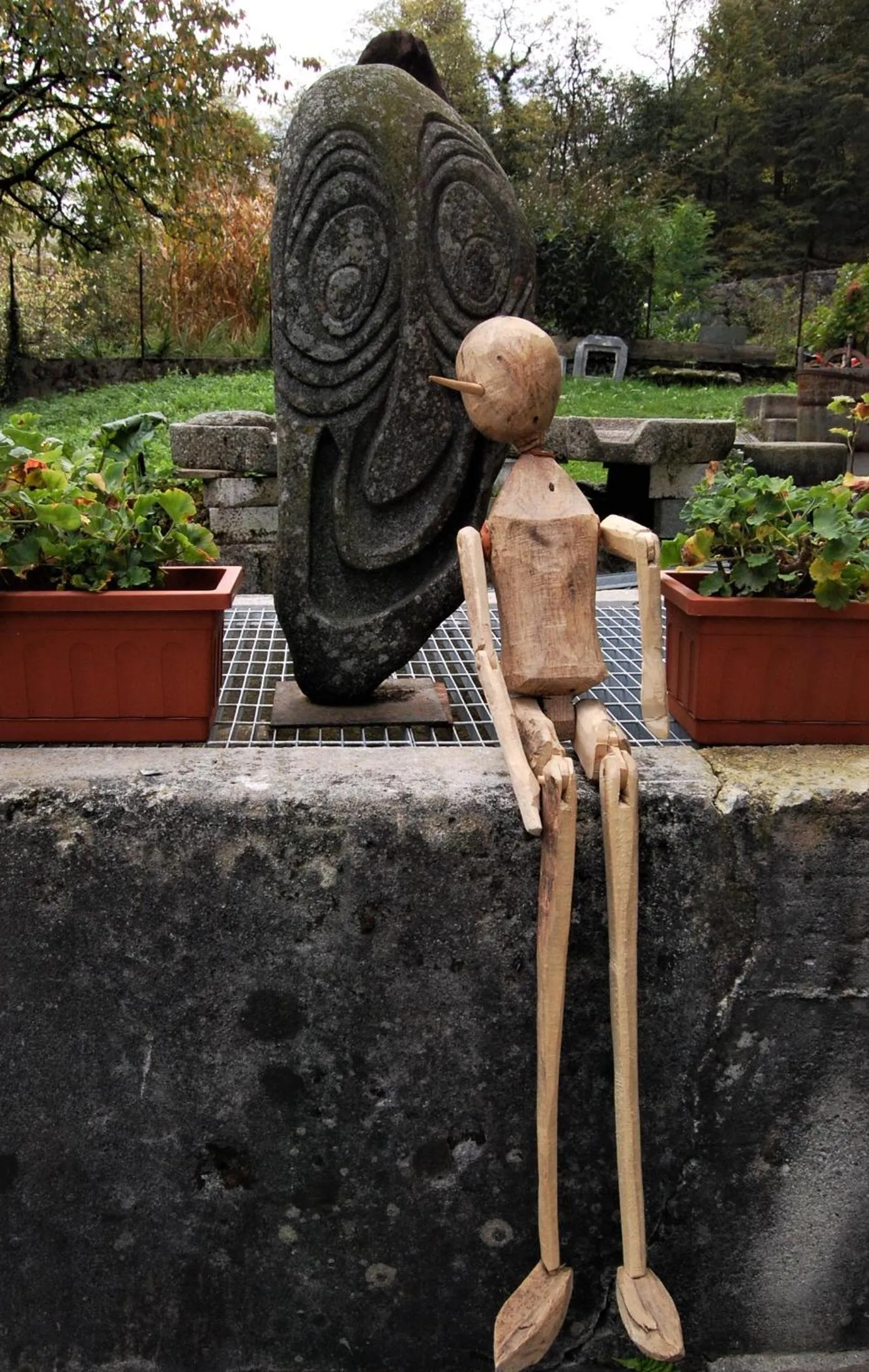 Garden in B&B Al Mulino