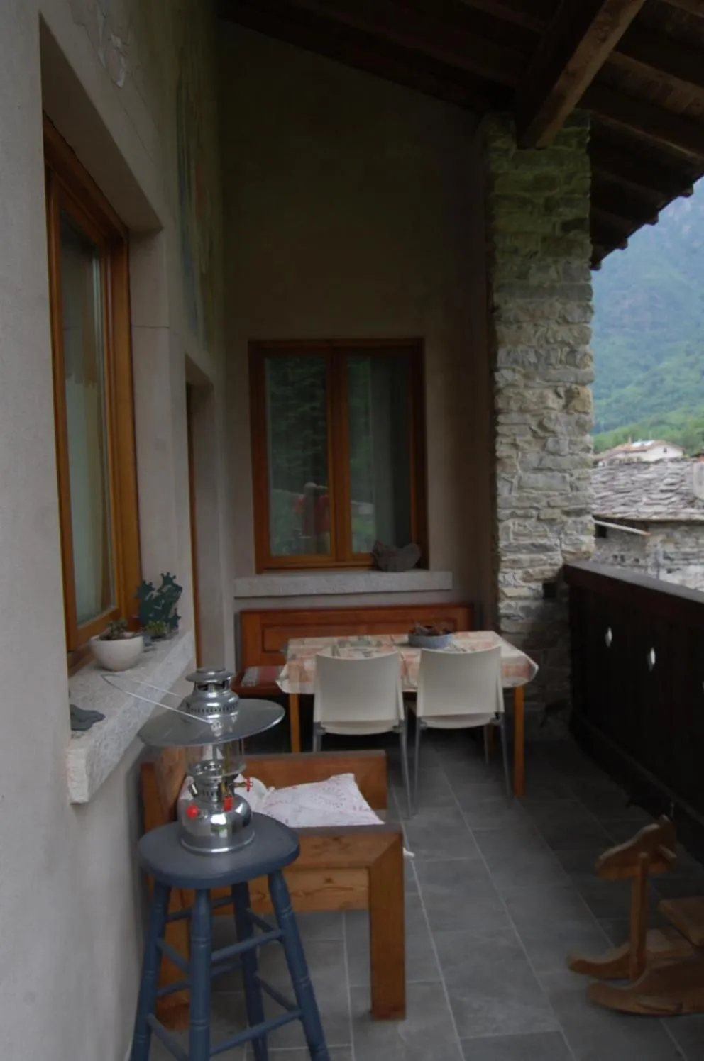 Balcony/Terrace in B&B Al Mulino