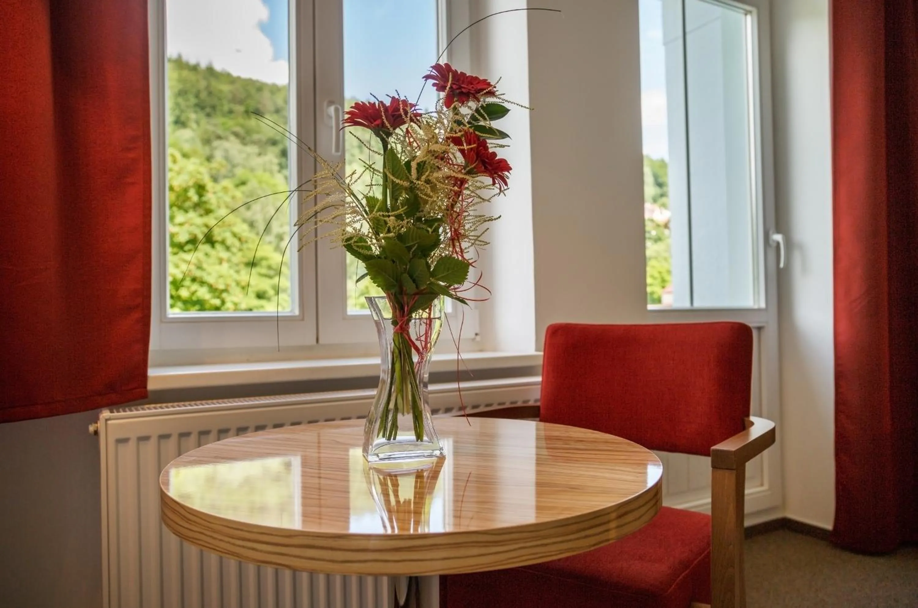 Seating area in Hotel Astoria