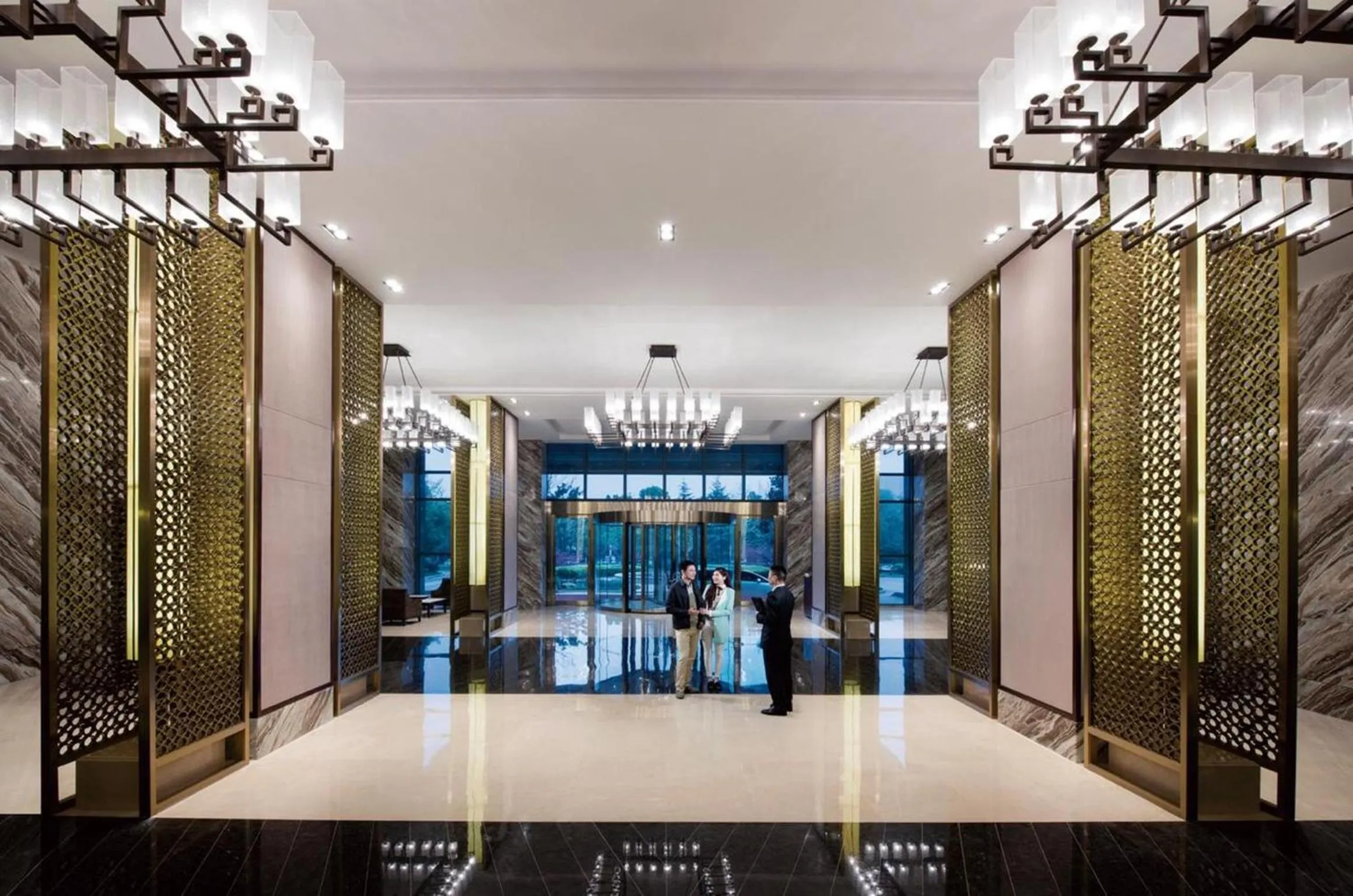 Lobby or reception in Nanjing Riverside Hote