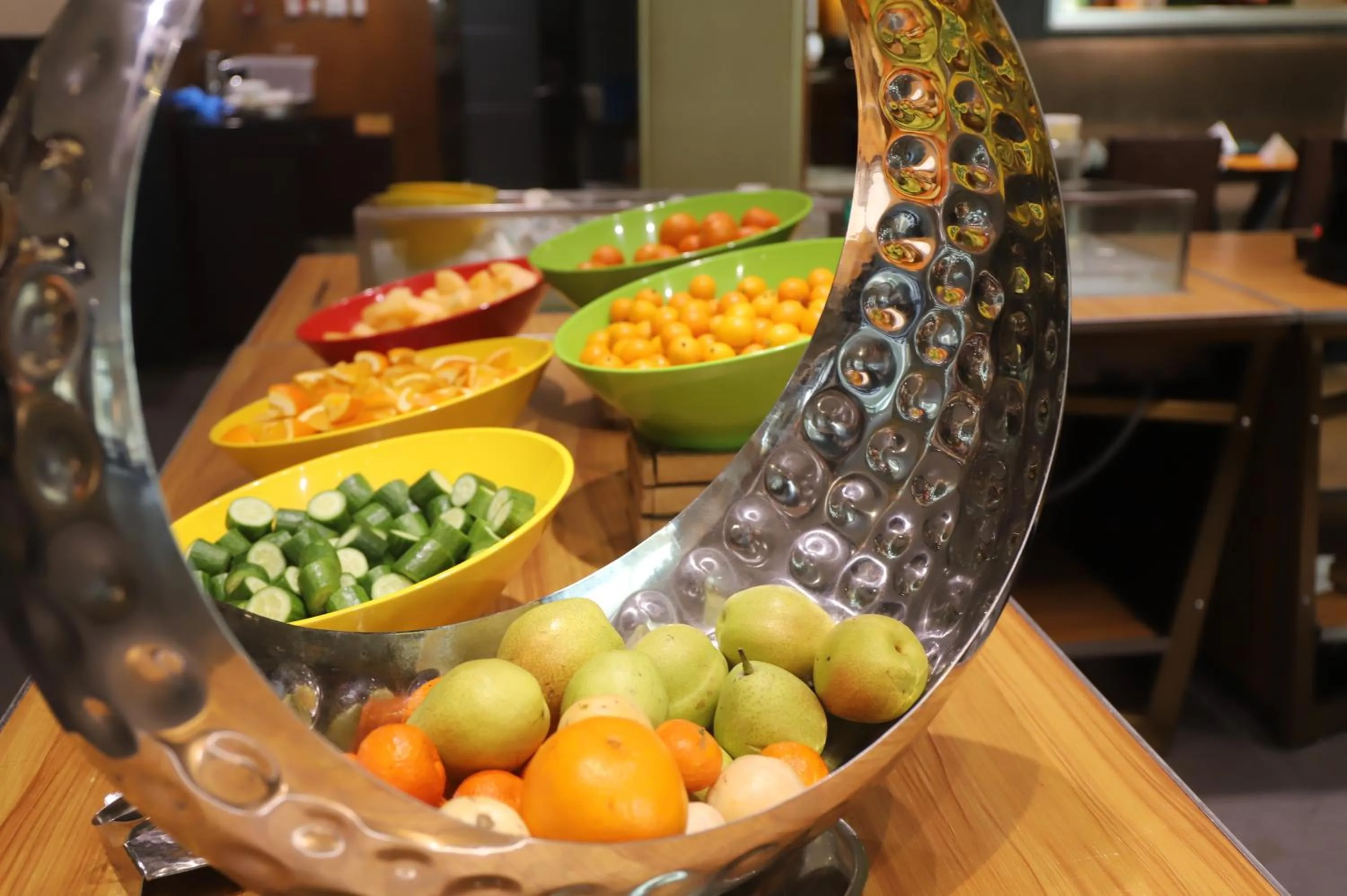 Buffet breakfast in Nanjing Riverside Hote