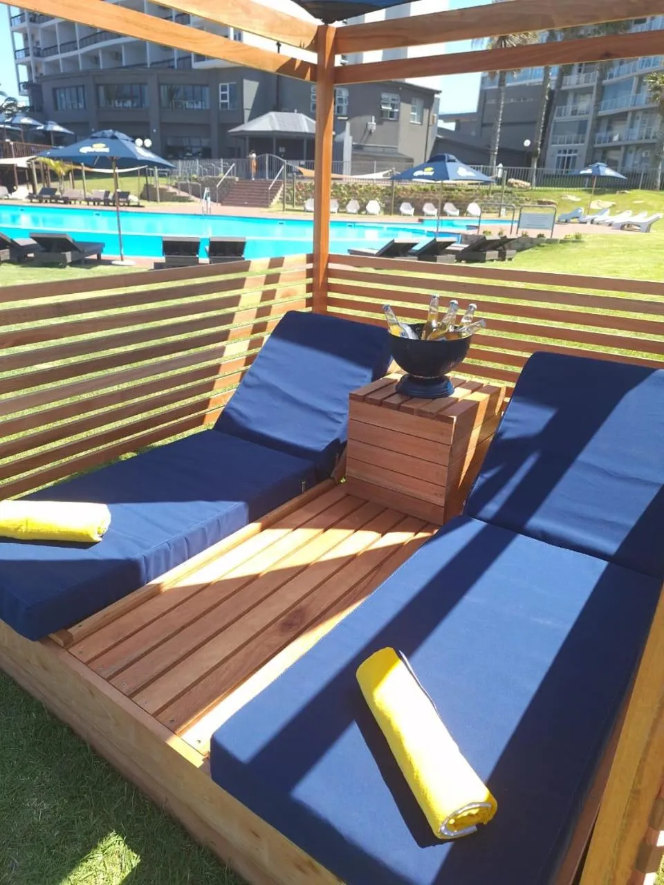 sunbed in Diaz Hotel and Resort