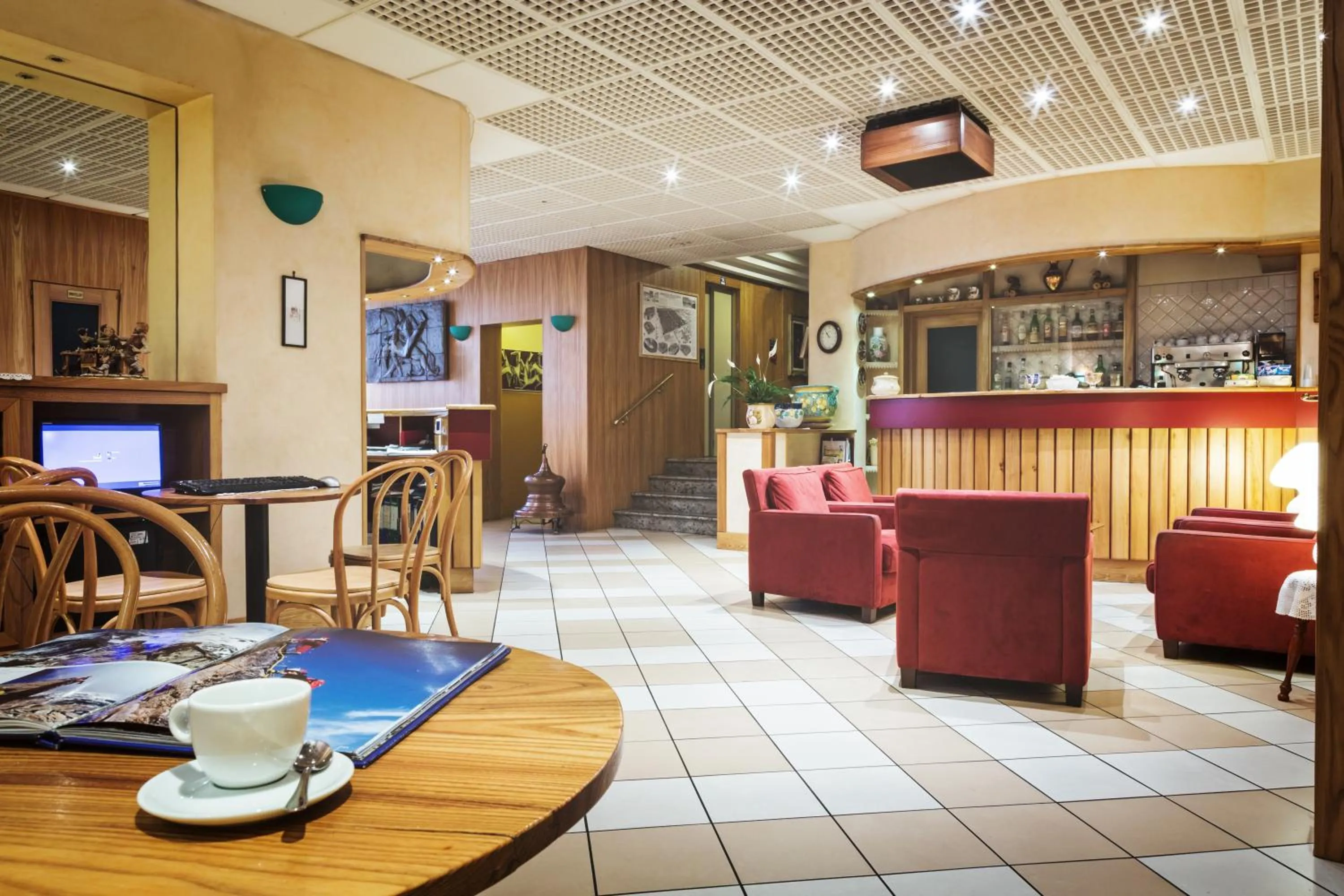 Lobby or reception in Hotel Roma