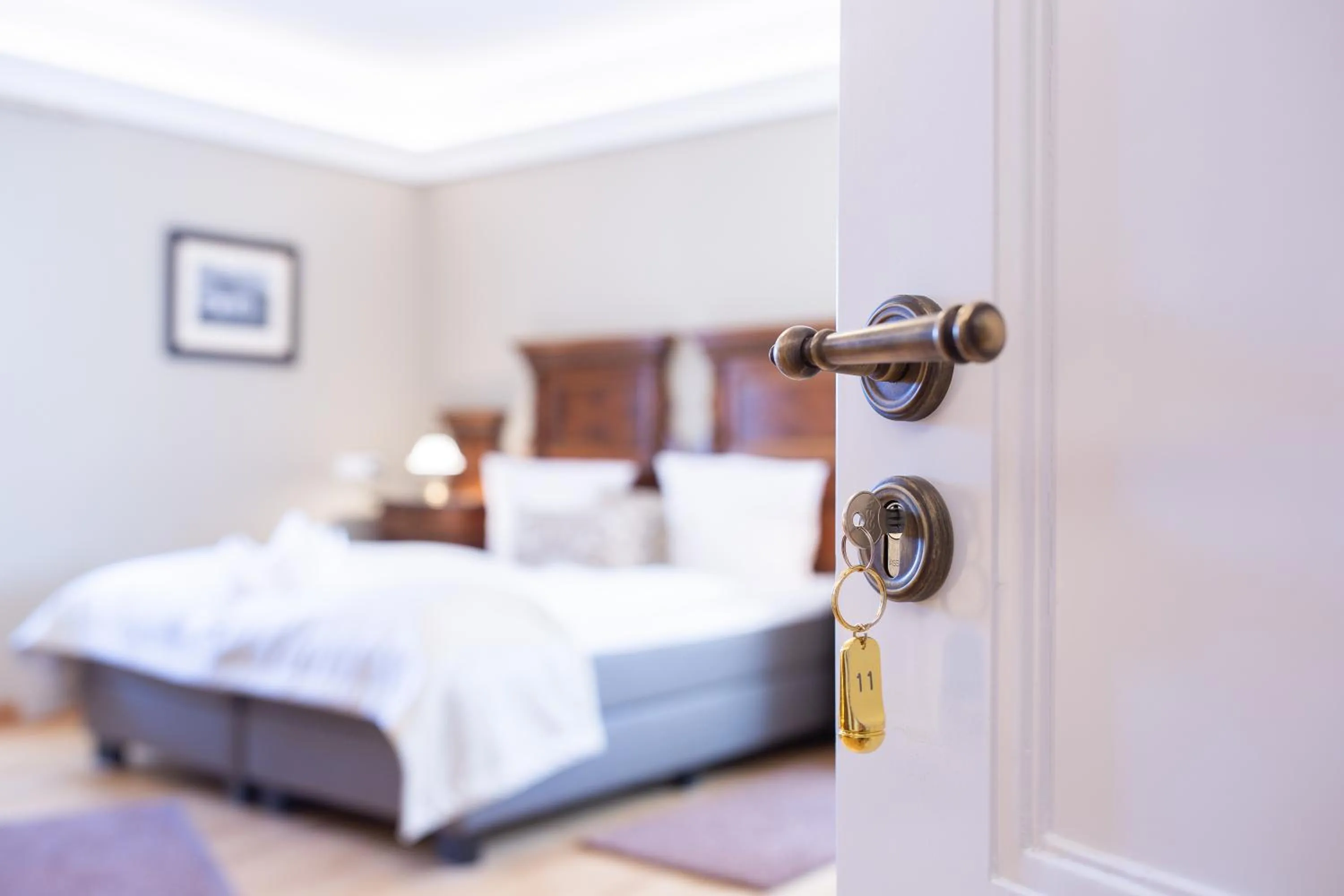 Bed in Hotel Villa Altenburg