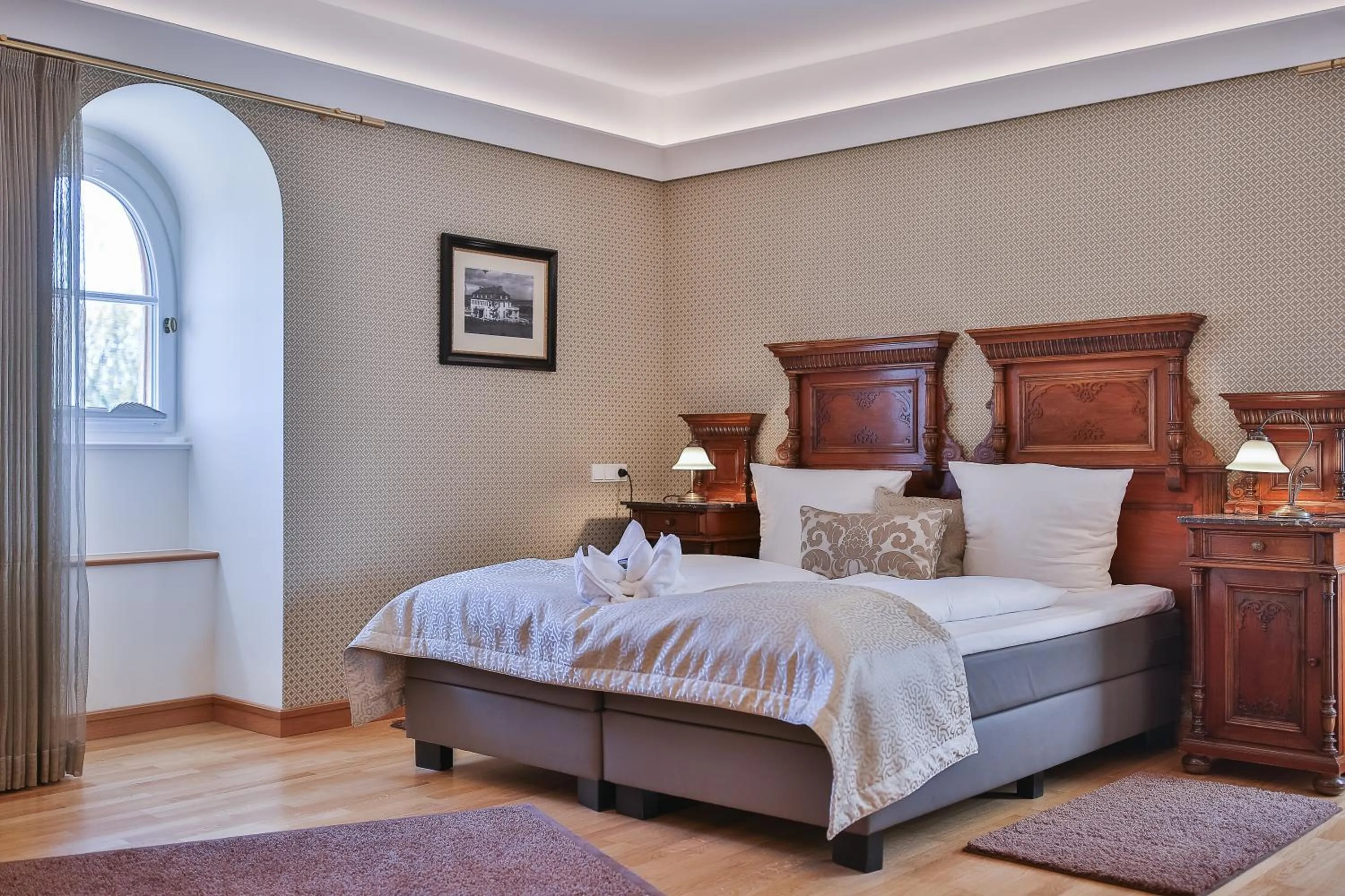 Bed in Hotel Villa Altenburg