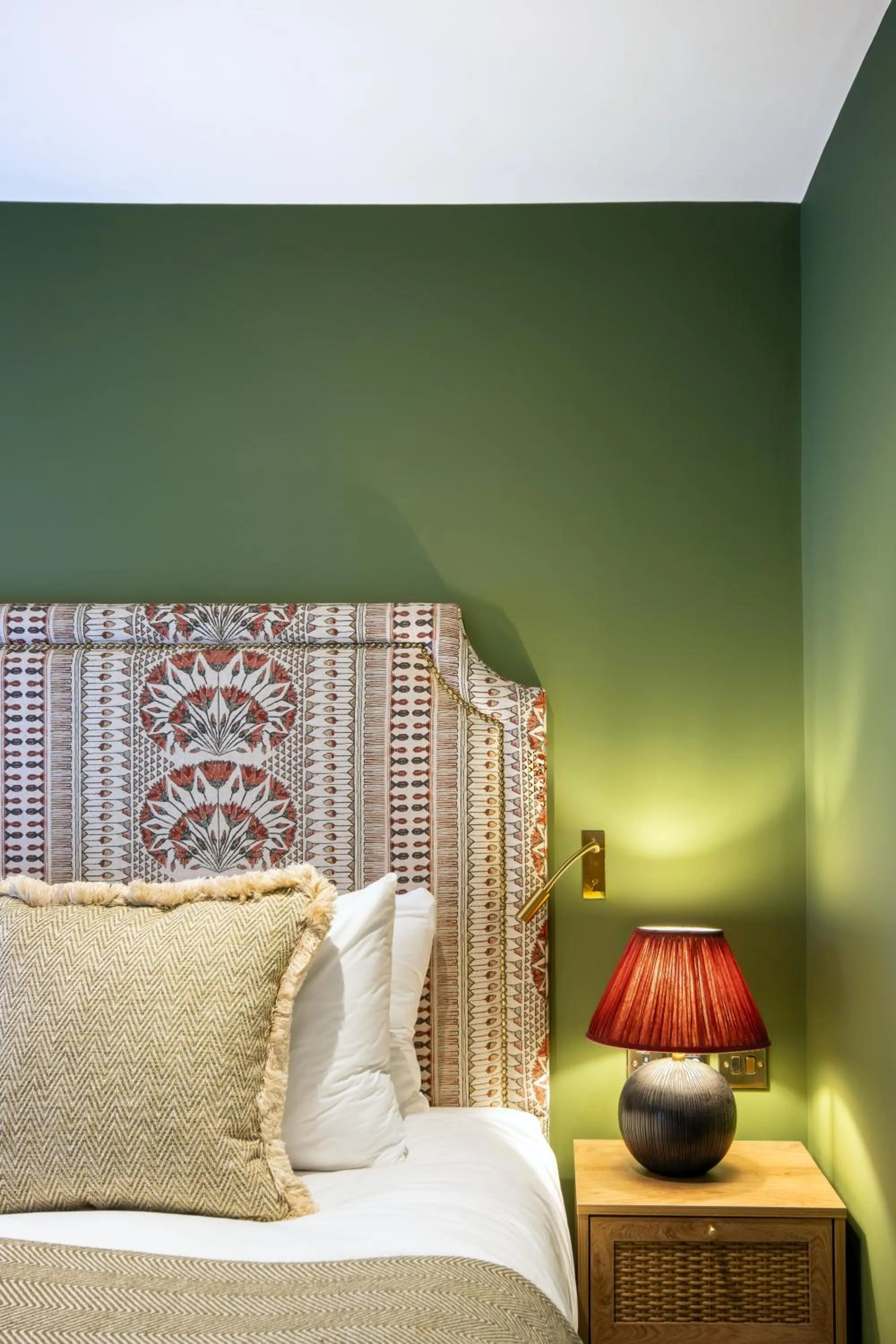 Bed in The Bell Hotel, Saxmundham