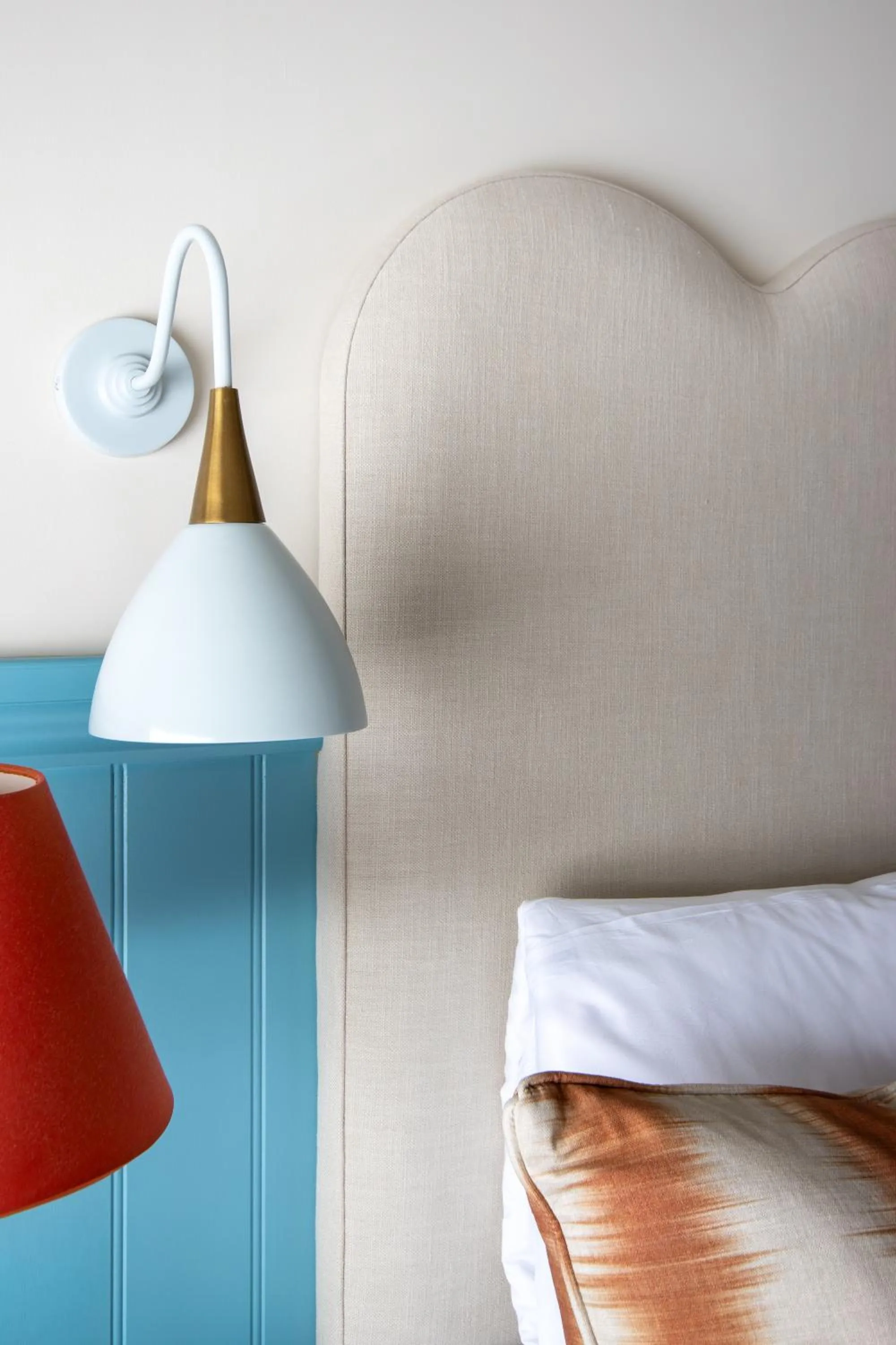 Bed in The Bell Hotel, Saxmundham