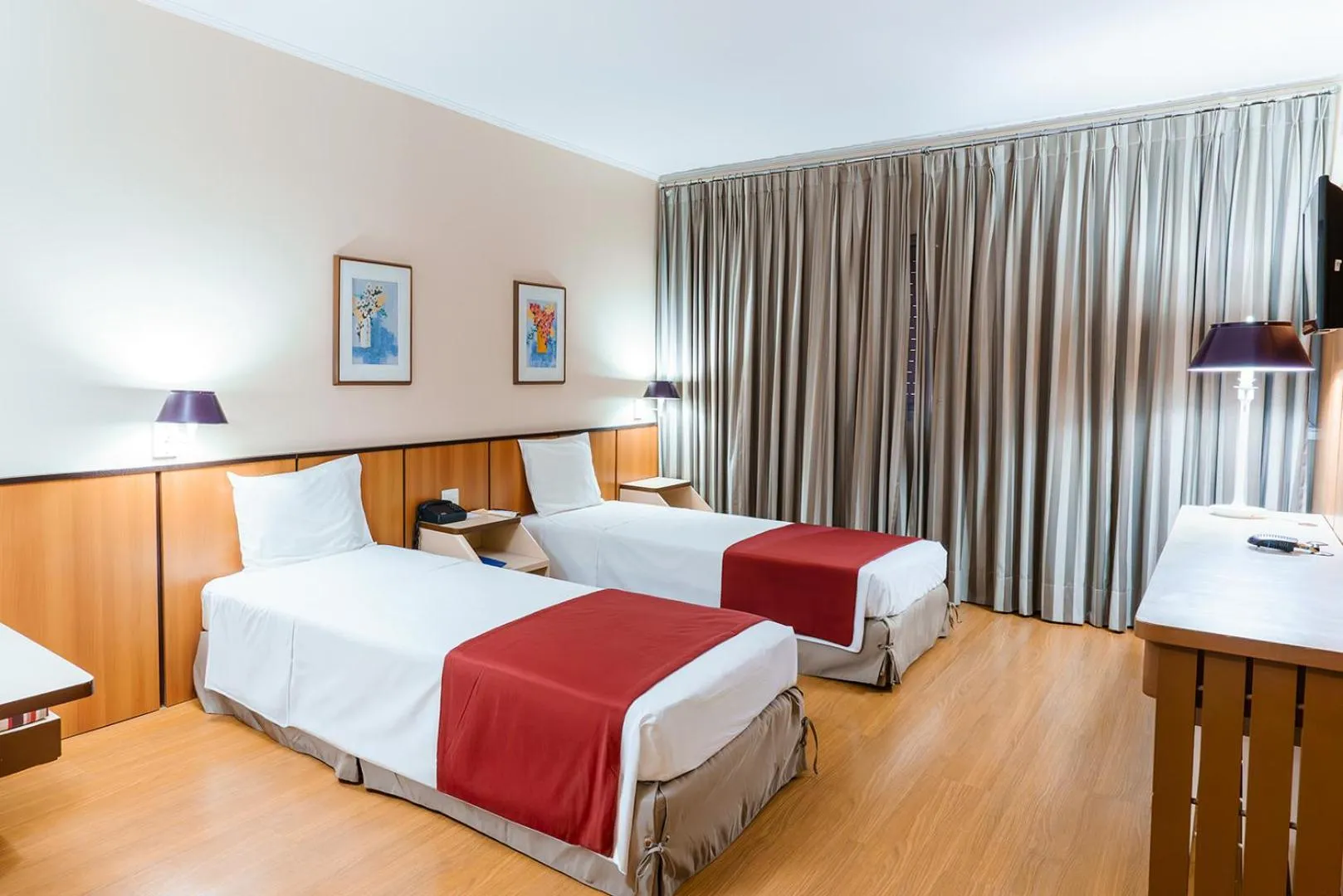 Bed in Hotel Pan Americano