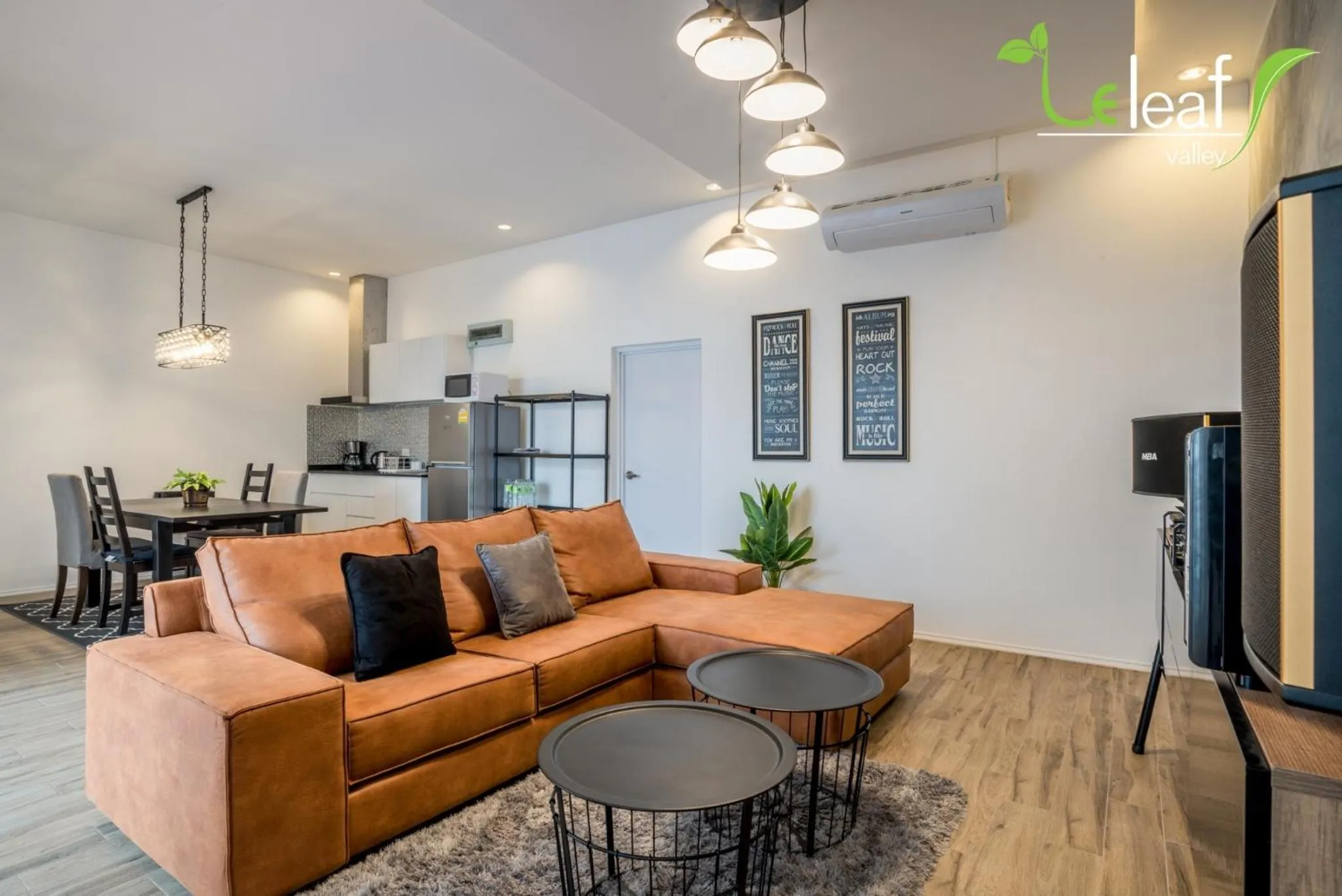 Living room in J Pool Villa Huahin