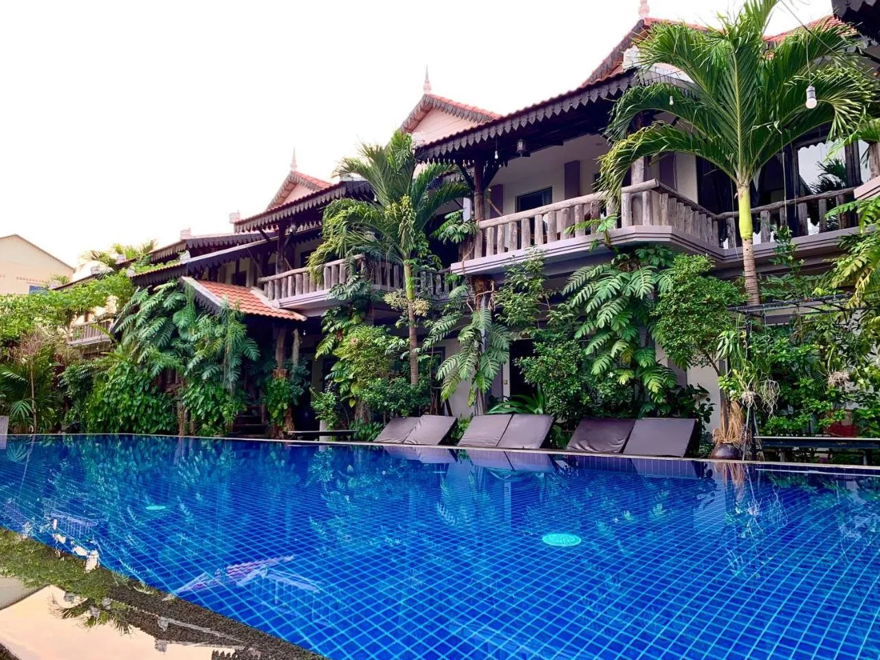 Garden view in Moloppor Villa