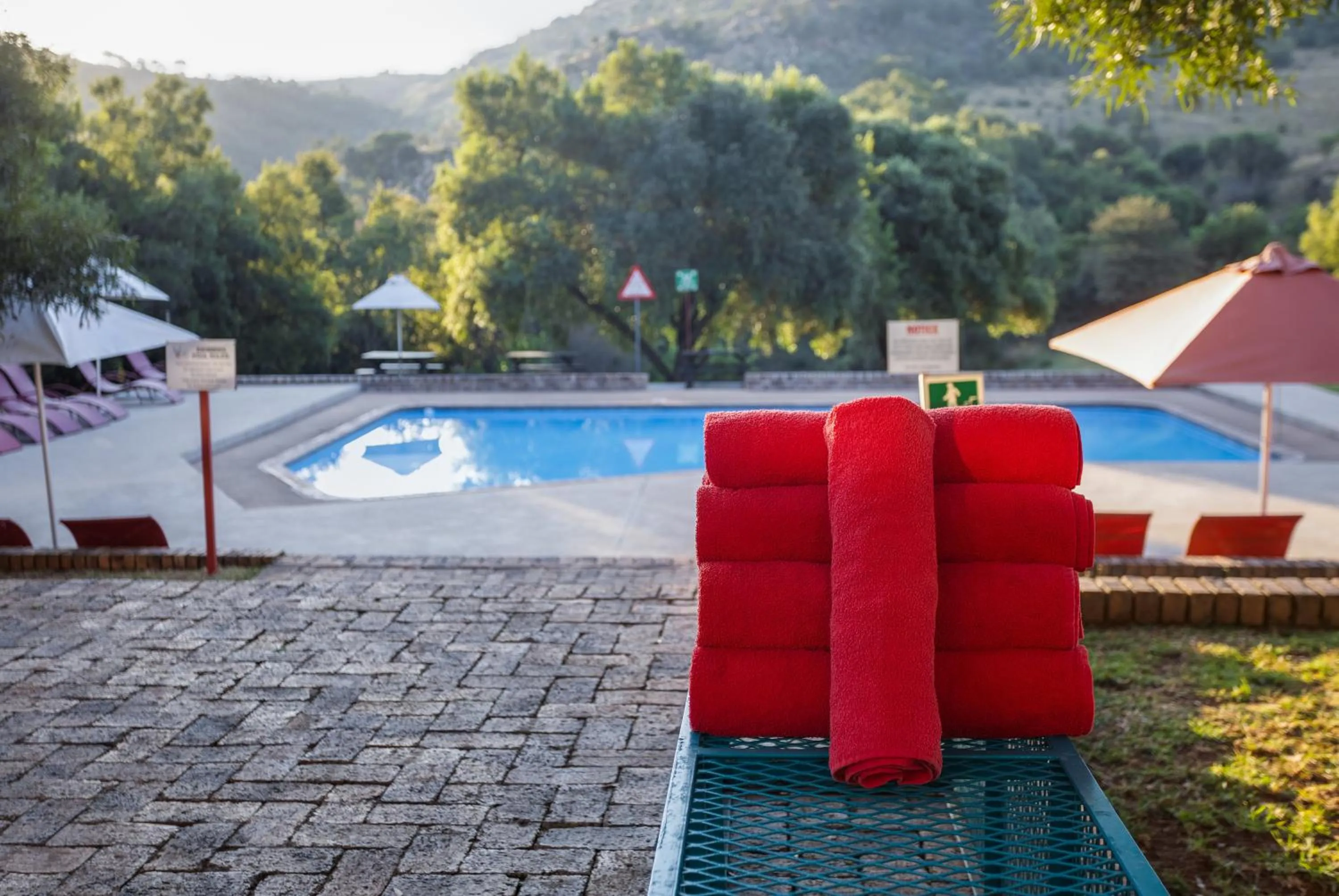 Swimming pool in 26° South Bush Boho Hotel