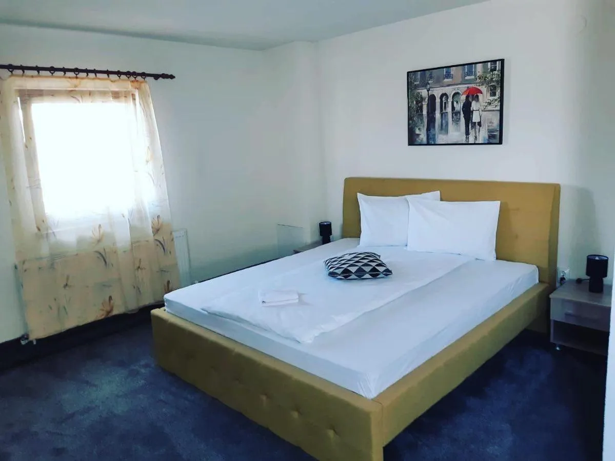 Bed in Pensiunea La Gagea