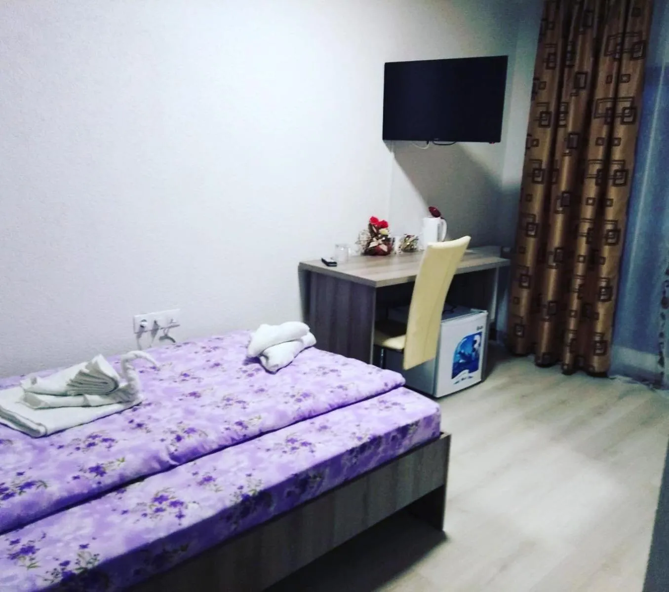 Bed in Pensiunea La Gagea