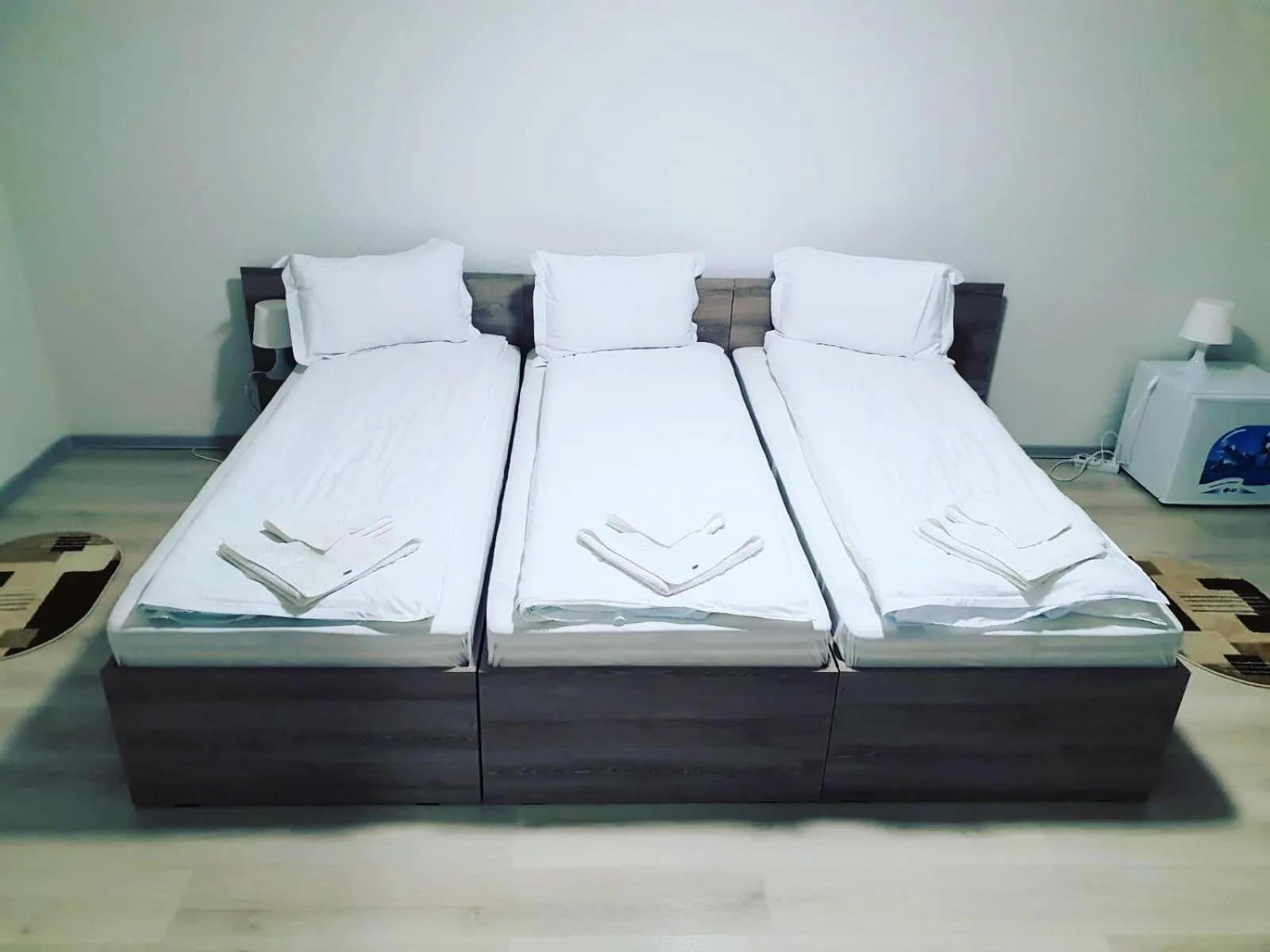 Bed in Pensiunea La Gagea