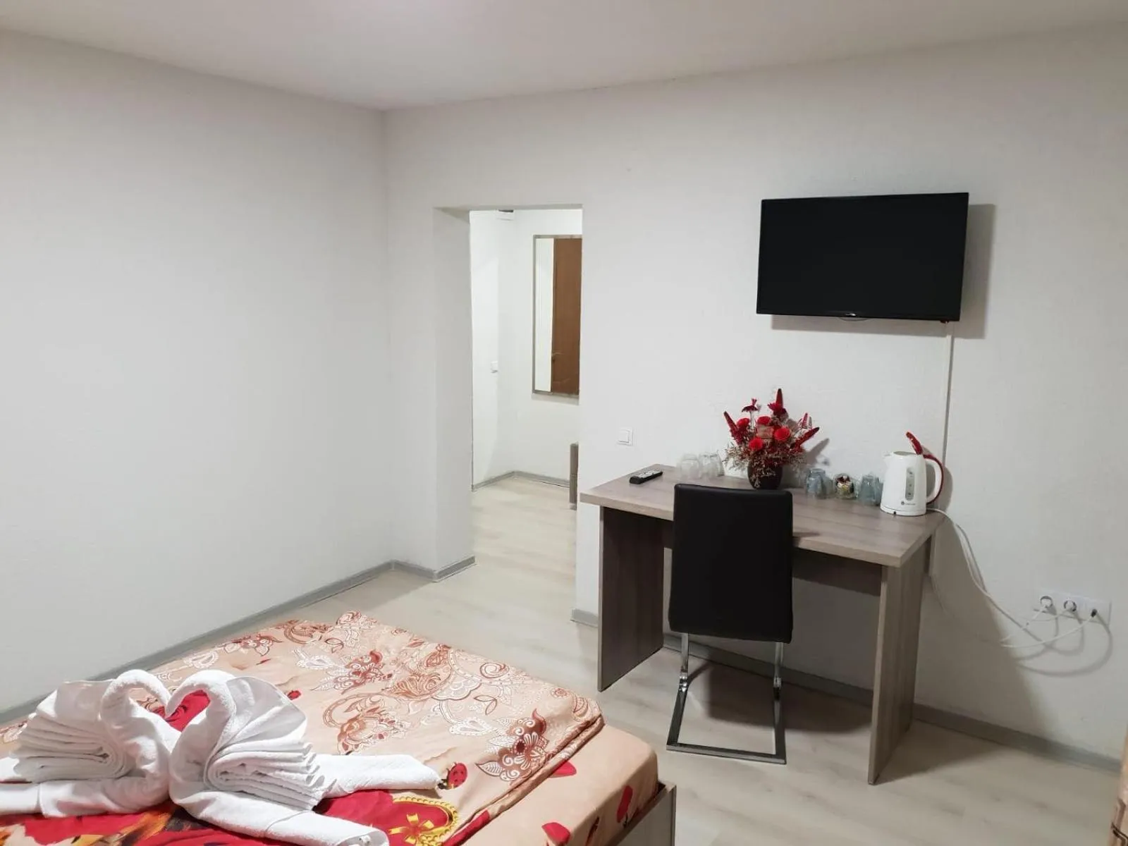 Bed in Pensiunea La Gagea