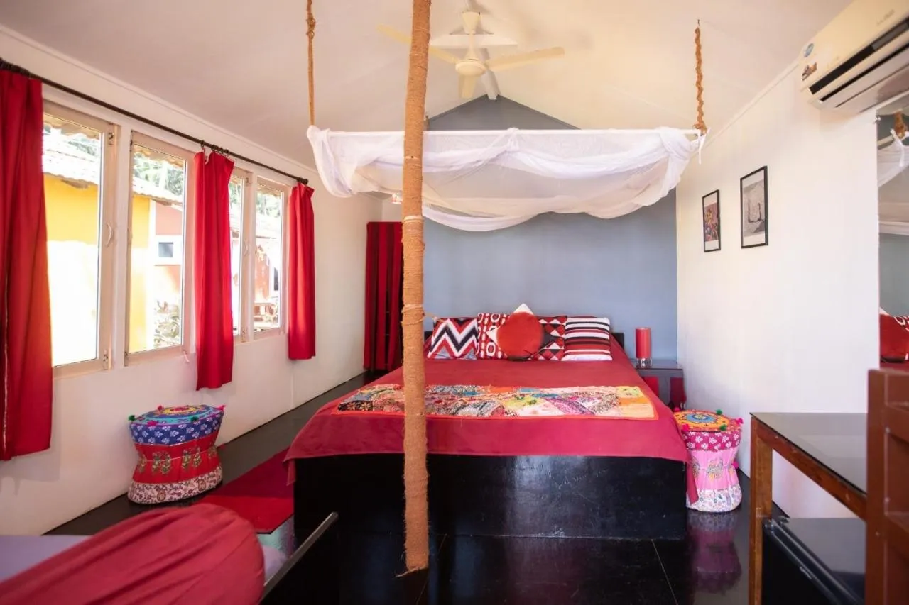 Bed in Art Resort Goa