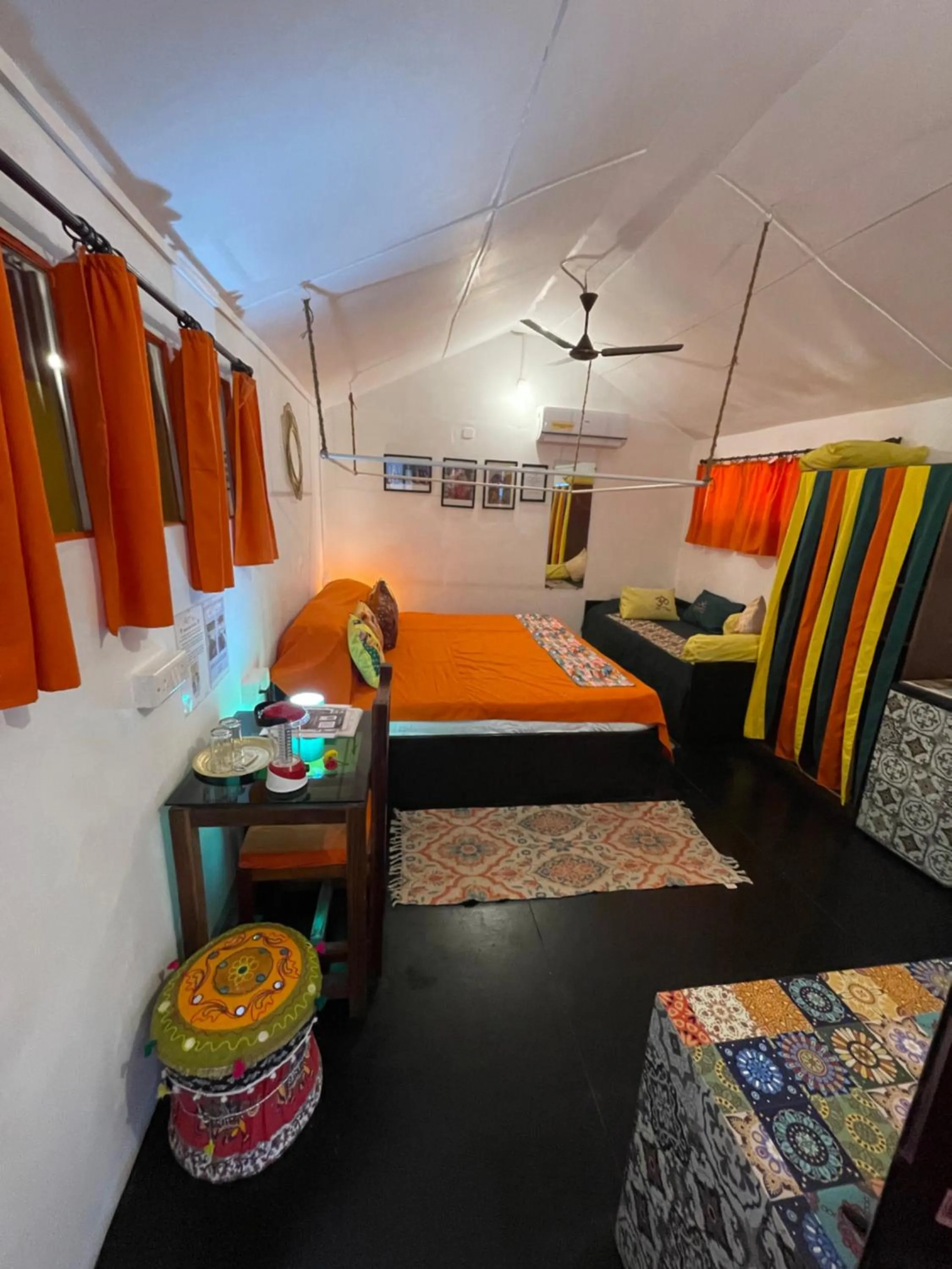 Bed in Art Resort Goa