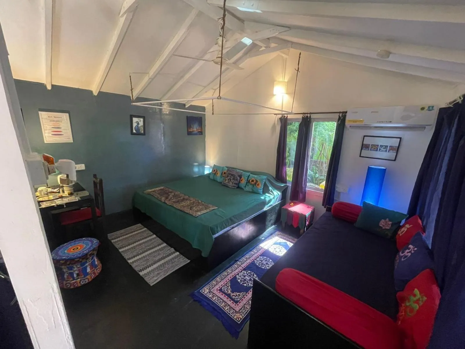 Bed in Art Resort Goa