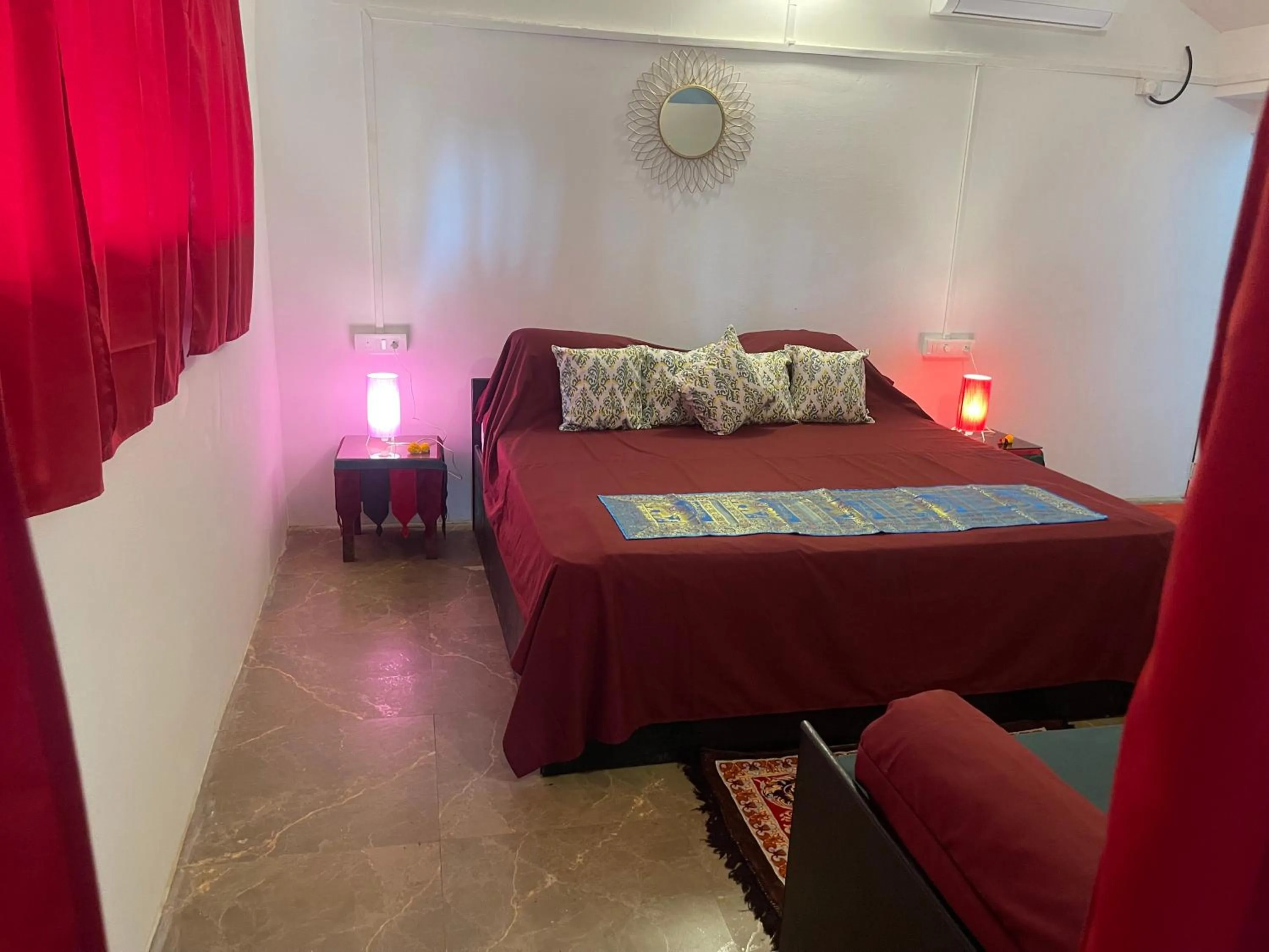 Bed in Art Resort Goa