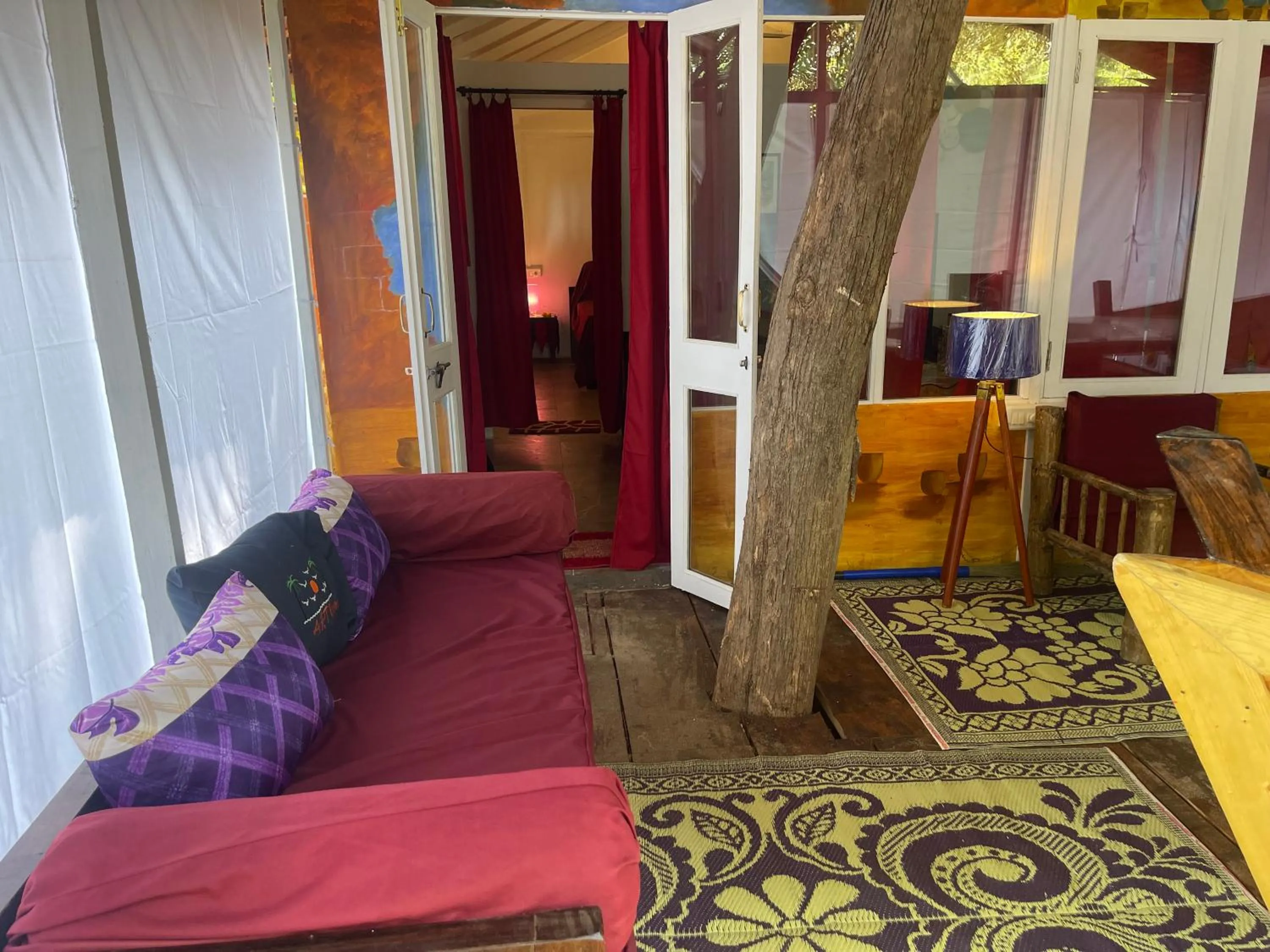 Bed in Art Resort Goa