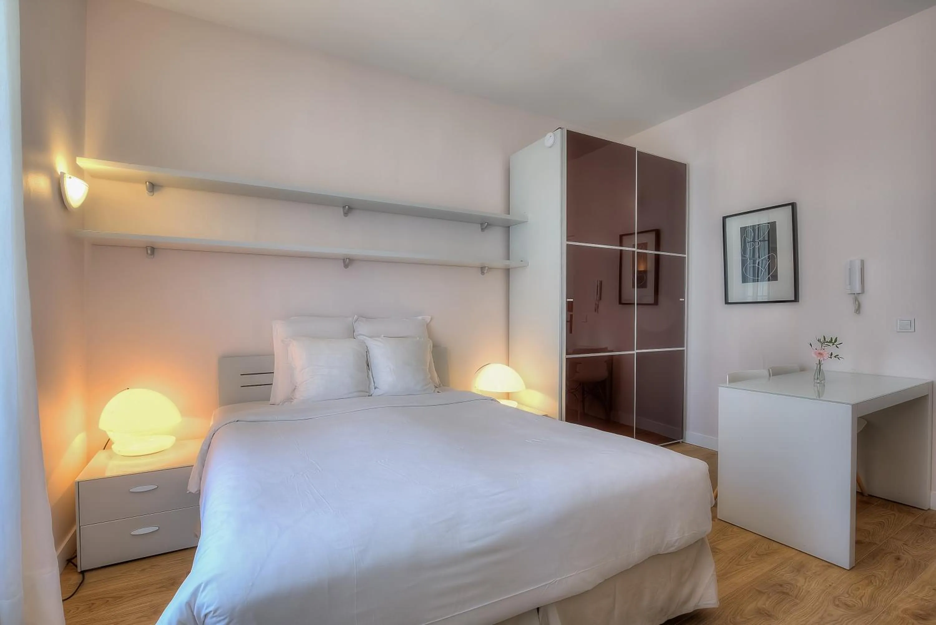 Bedroom, Bed in Maison Lamartine - Nice