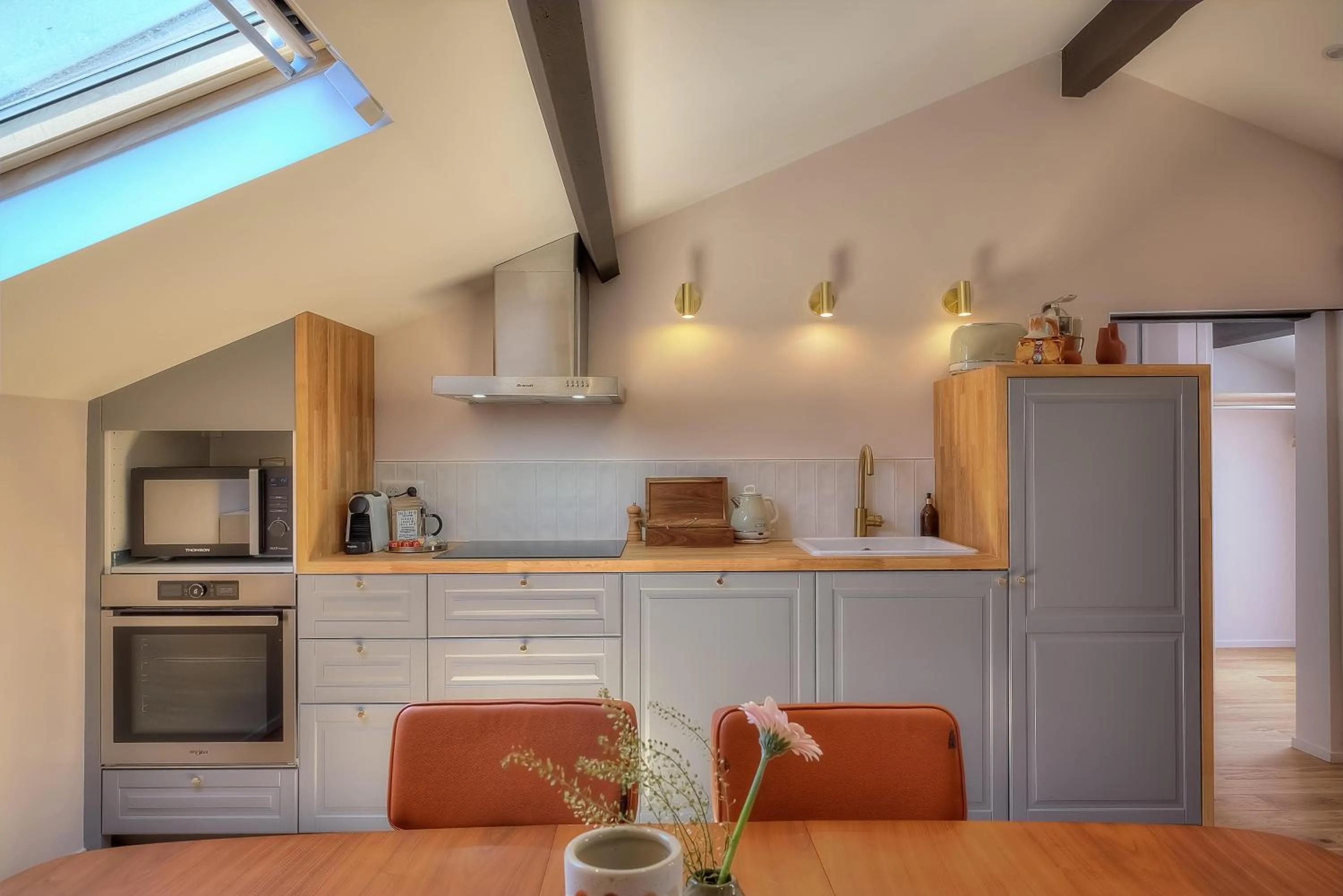 Kitchen or kitchenette in Maison Lamartine - Nice