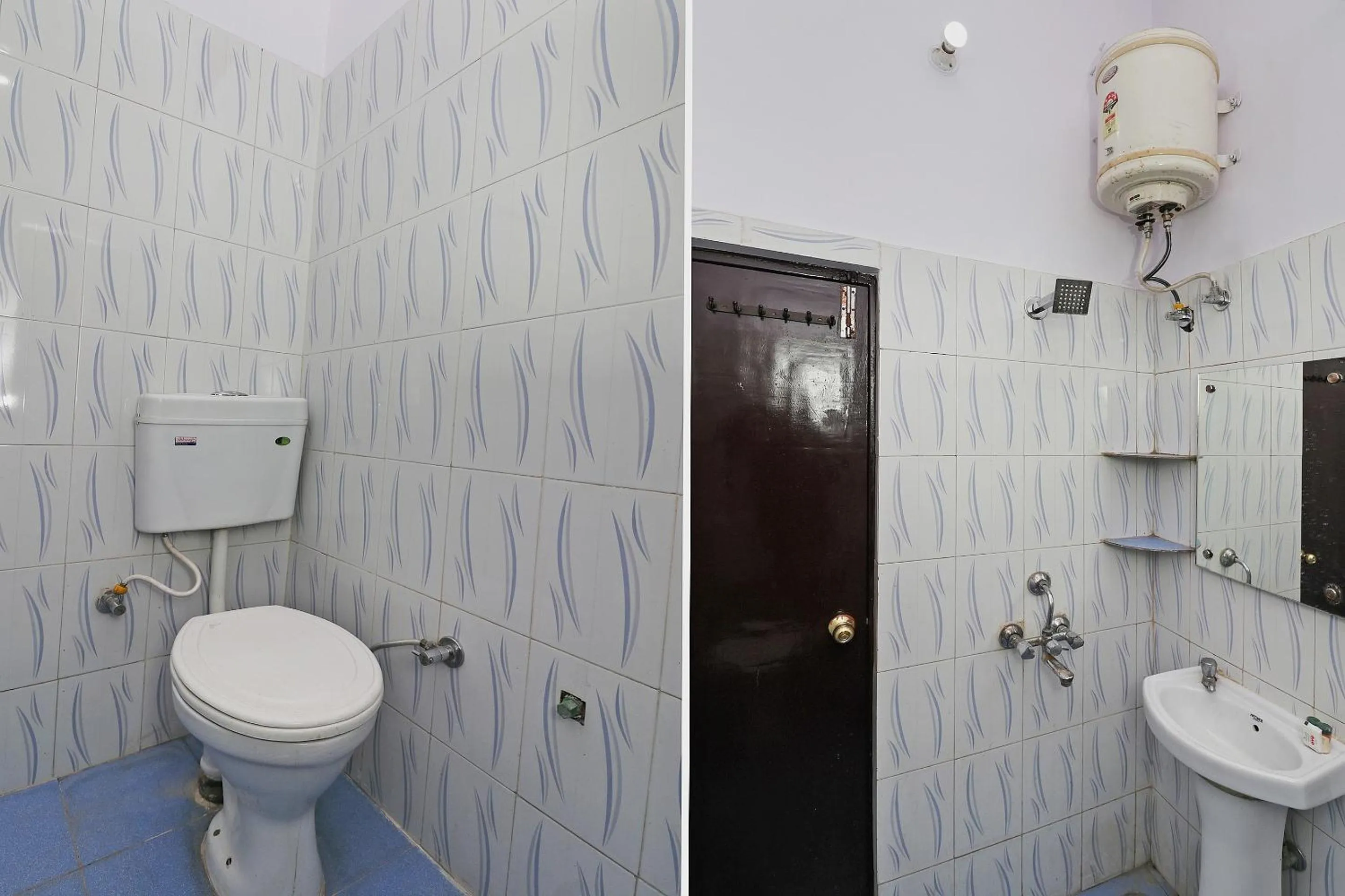 Bathroom in Hotel O Mahalaxmi Palace