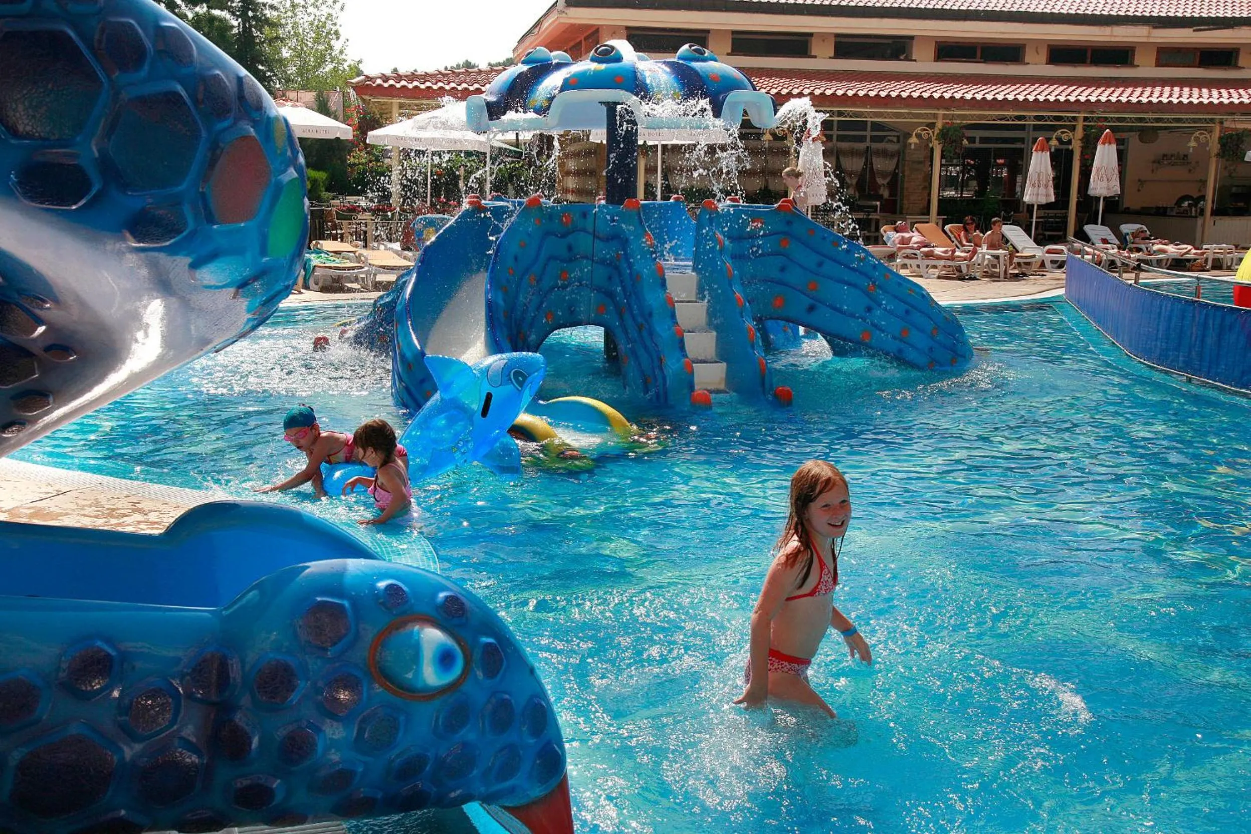 Aqua park in Hotel Alba - All inclusive