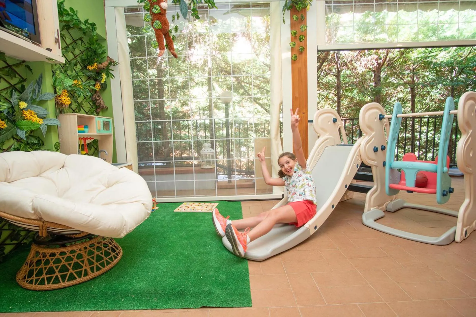 Children play ground in Residence Villa Andrea