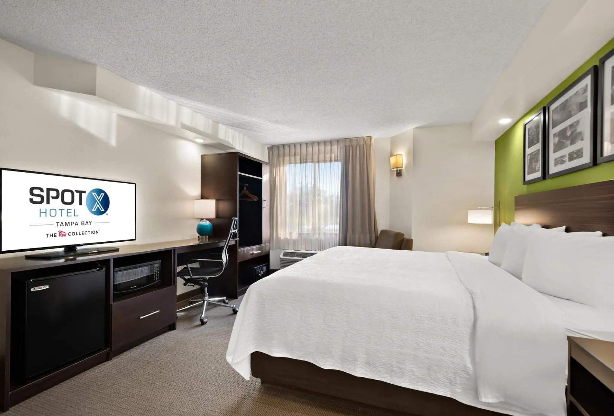 Photo of the whole room, Bed in SPOT X Hotel Tampa - Wesley Chapel by The Red Collection