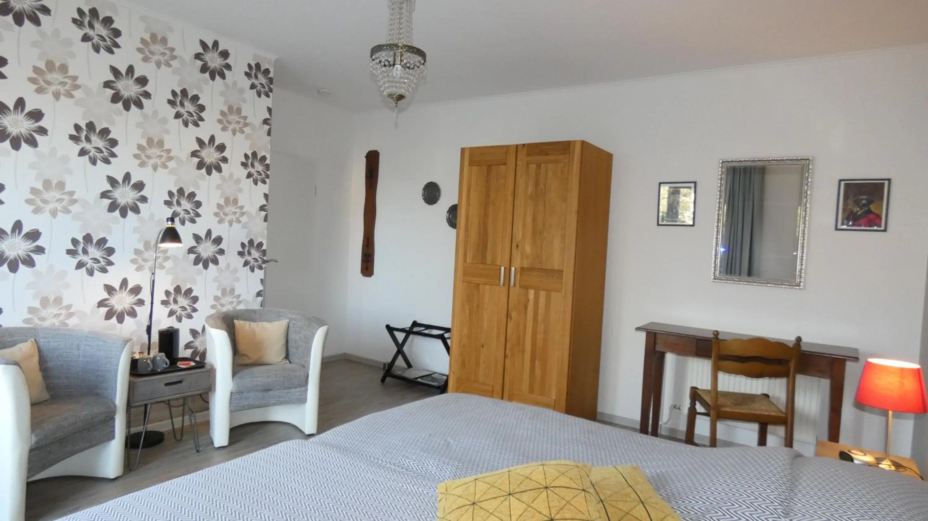 Bedroom, Bed in Gästehaus Hoxel