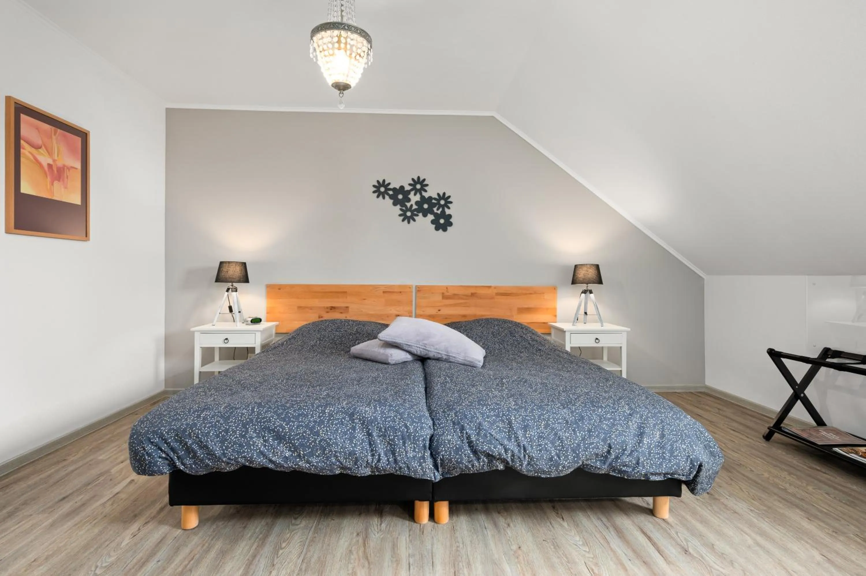 Bedroom, Bed in Gästehaus Hoxel