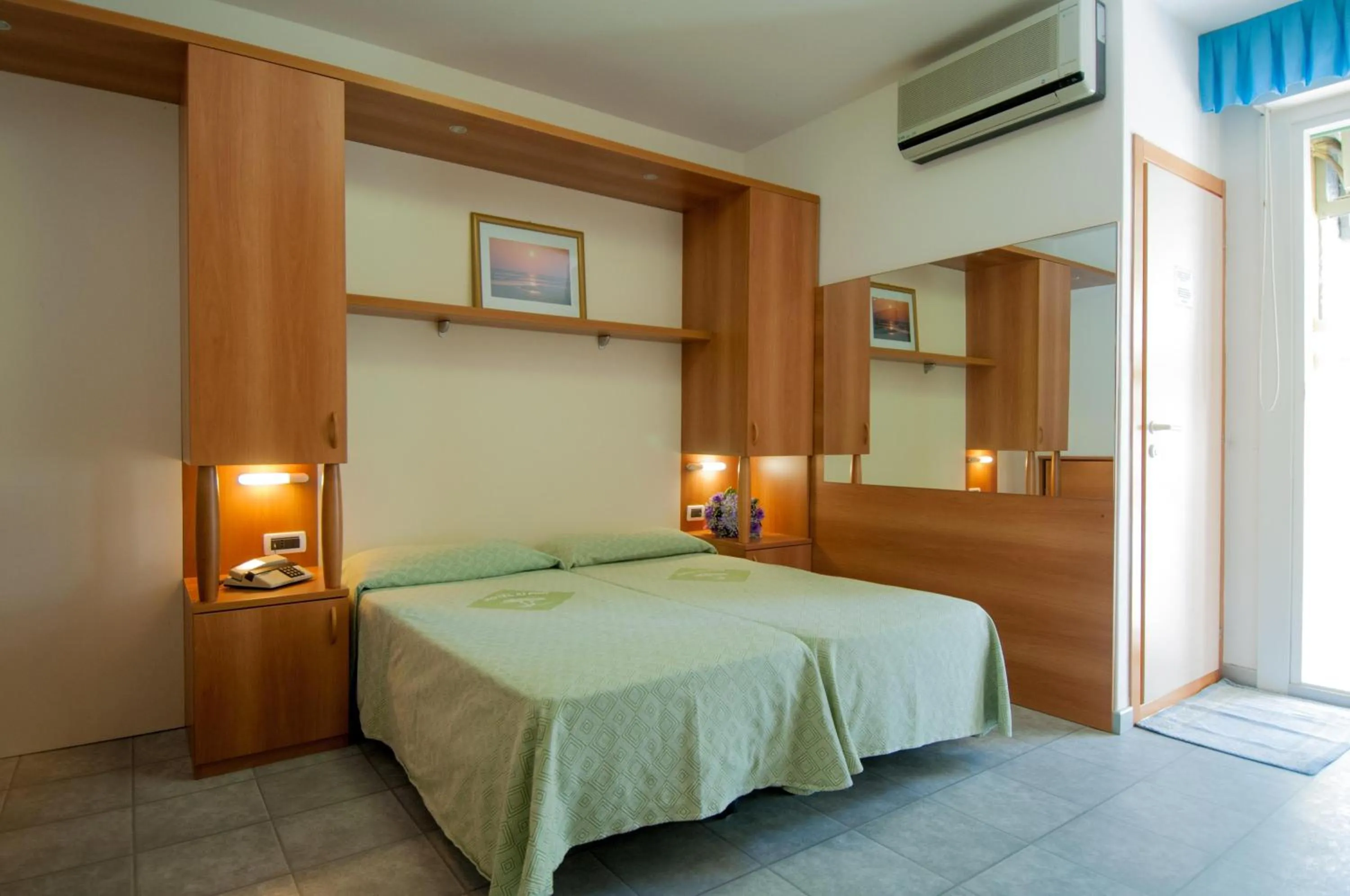 Bedroom, Bed in Hotel Ai Pini