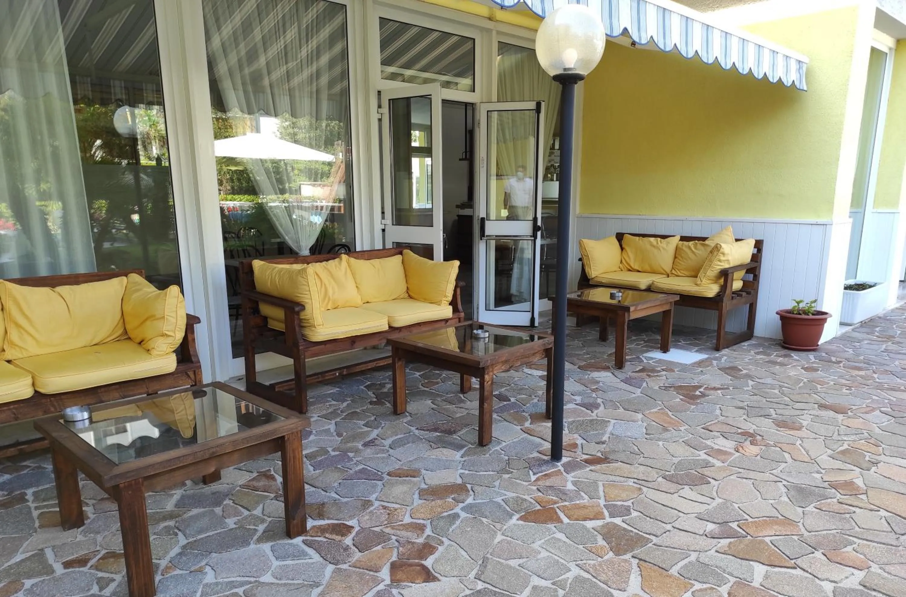 Patio in Hotel Ai Pini