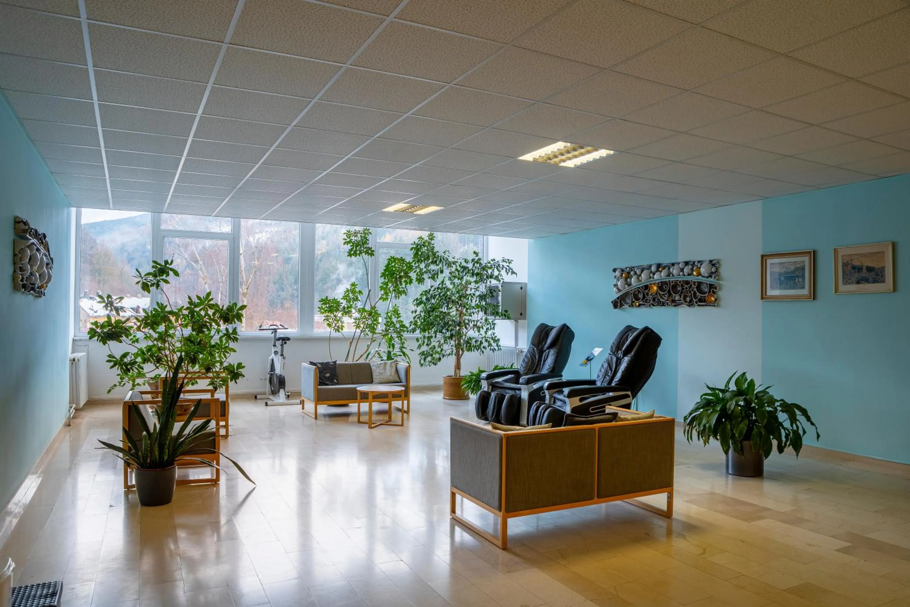 Seating area in Hotel Běhounek