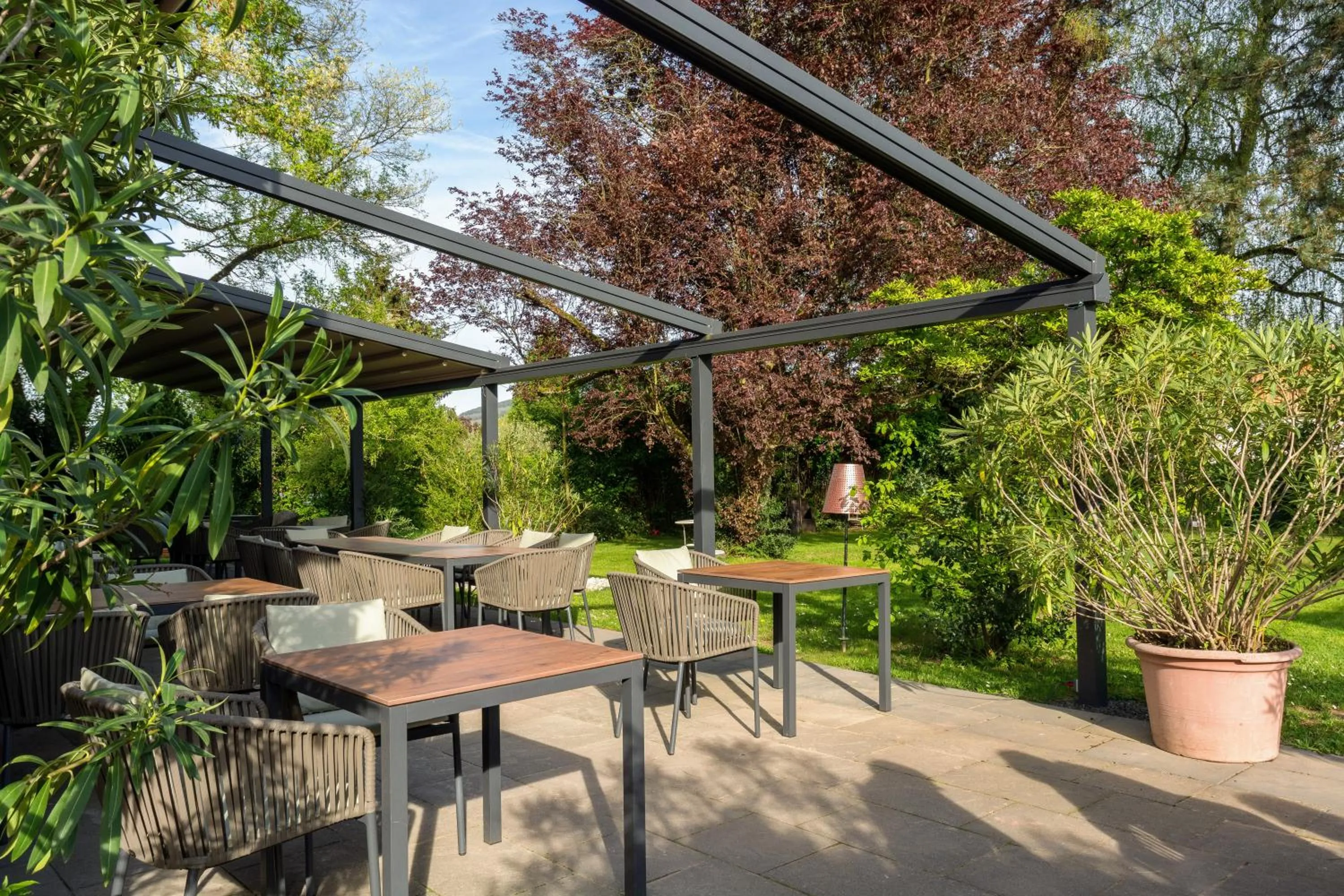 Garden in Weinhotel Ayler Kupp