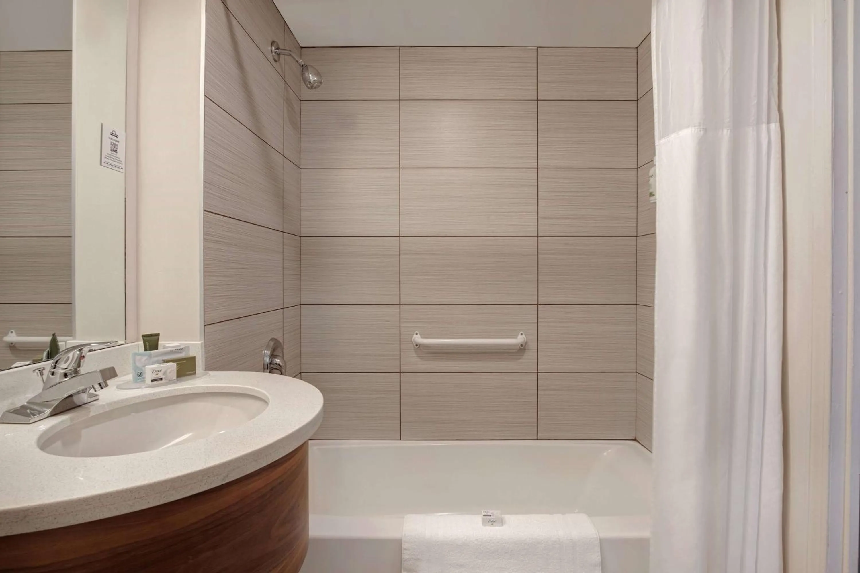 Bathroom in Days Inn by Wyndham Victoria Airport Sidney