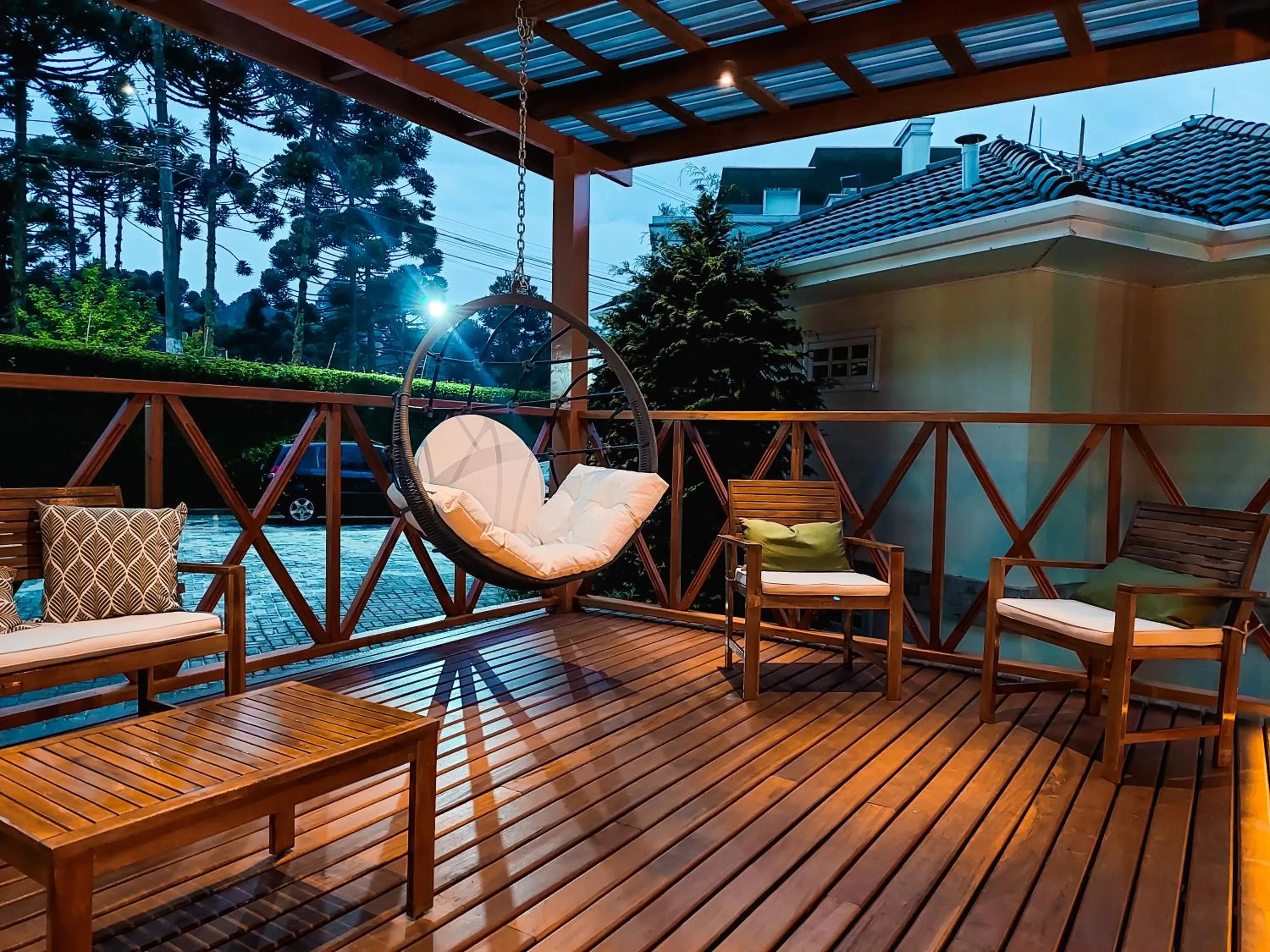 sunbed in Pousada Nacional Inn Campos do Jordão