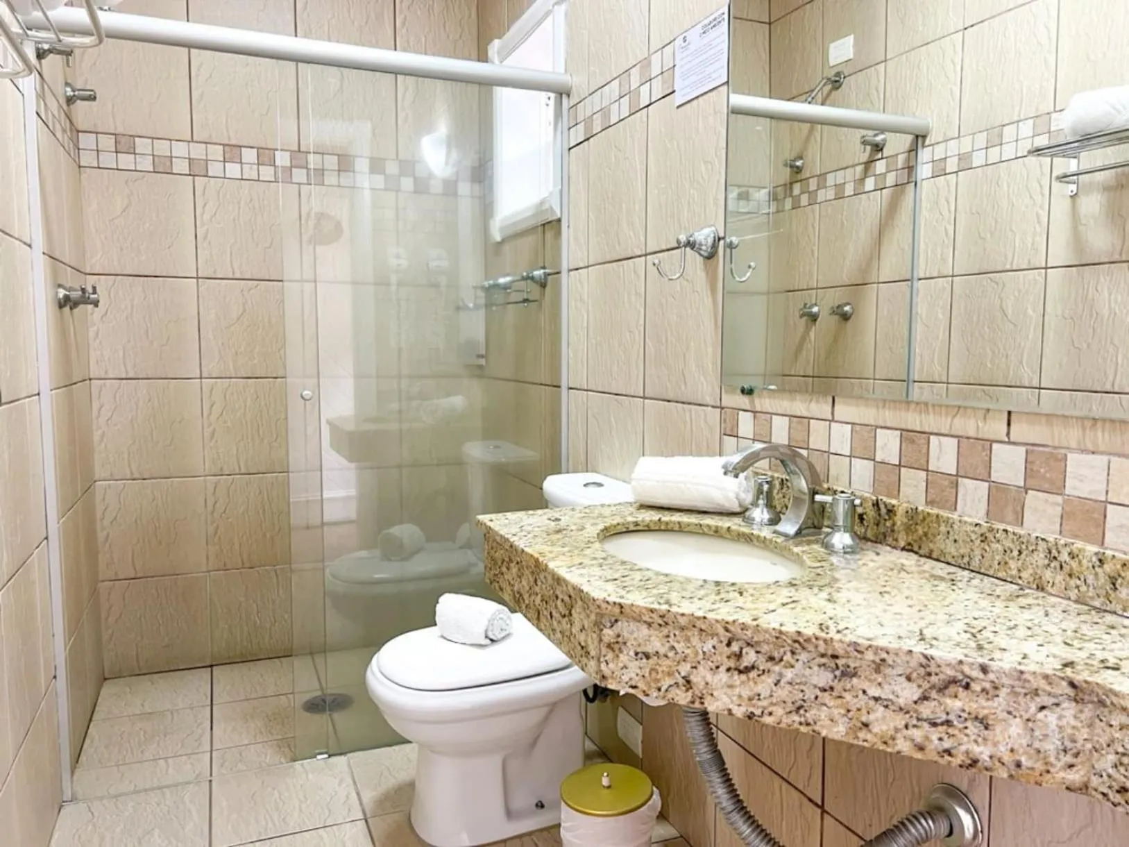 Bathroom in Pousada Nacional Inn Campos do Jordão