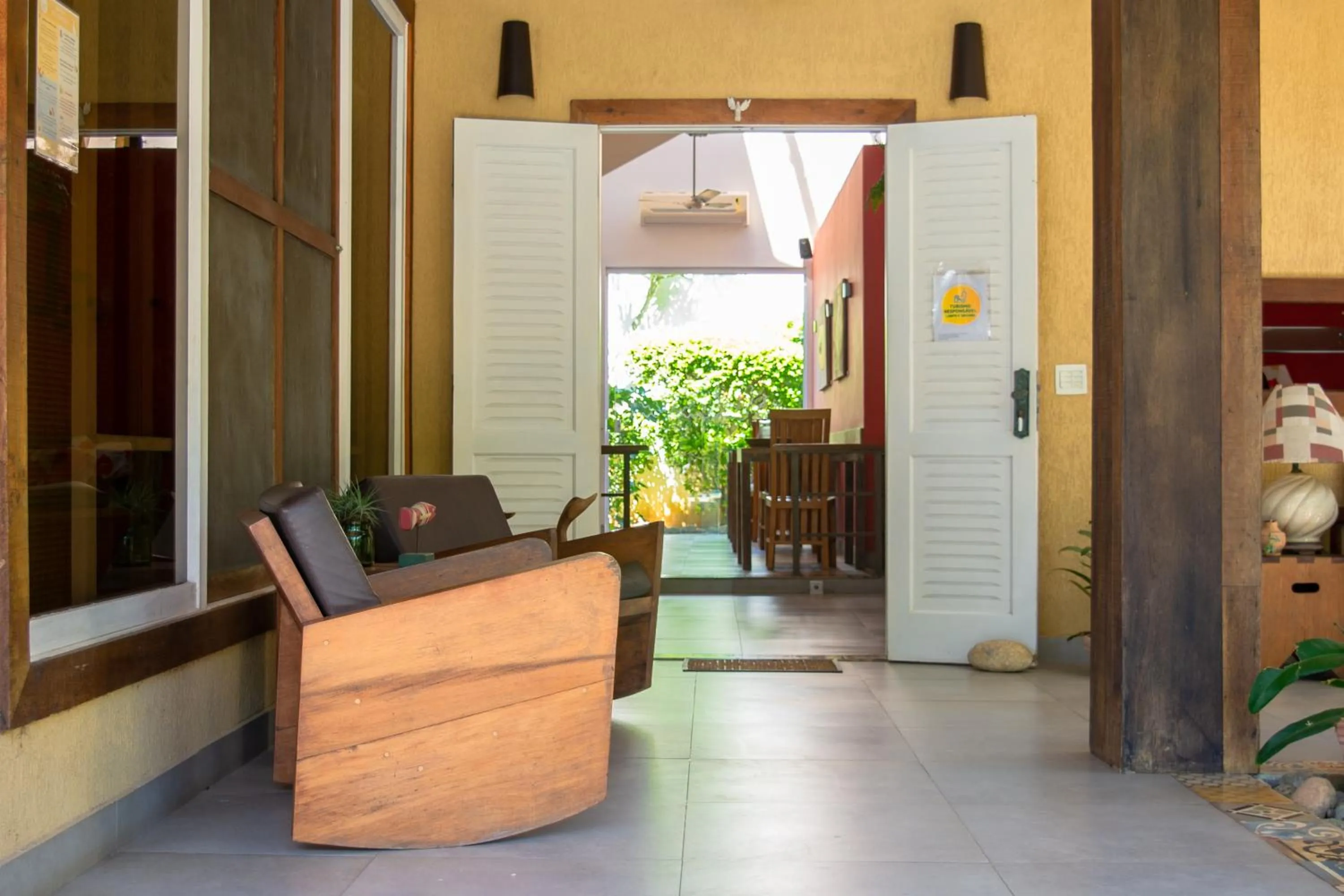 Balcony/Terrace in Pousada da Cyssa