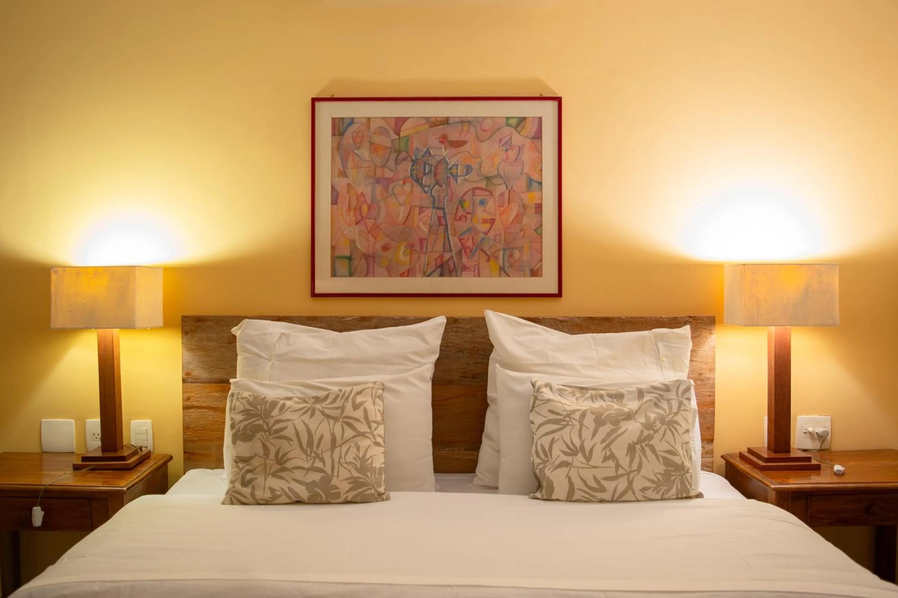 Bed in Pousada da Cyssa