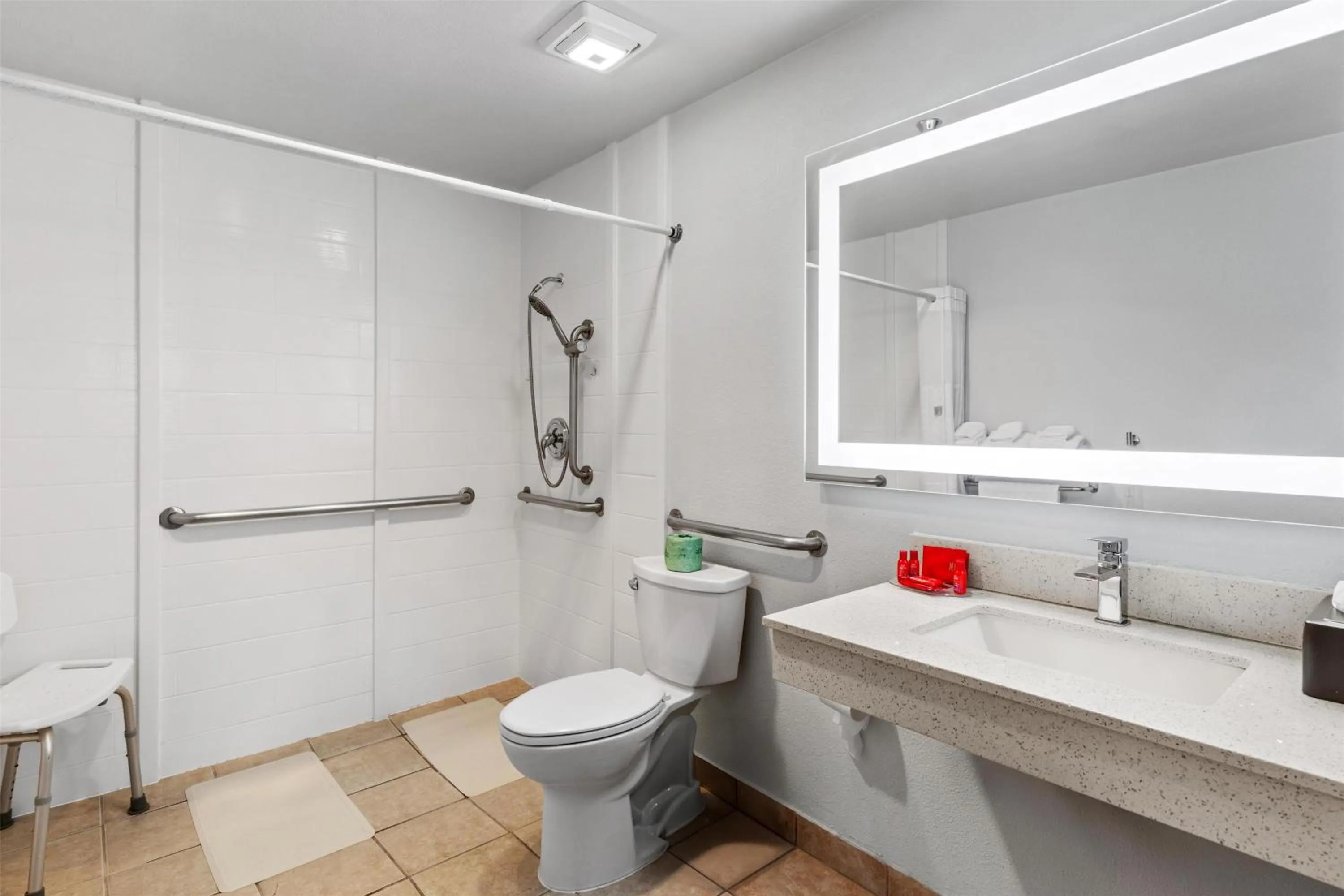 Bathroom in SureStay Plus Hotel by Best Western Mammoth Lakes