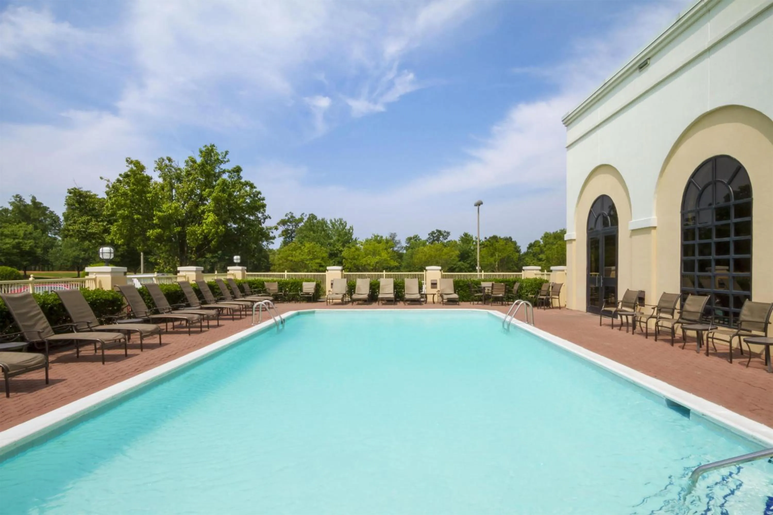 Pool view in Embassy Suites Greenville Golf Resort & Conference Center