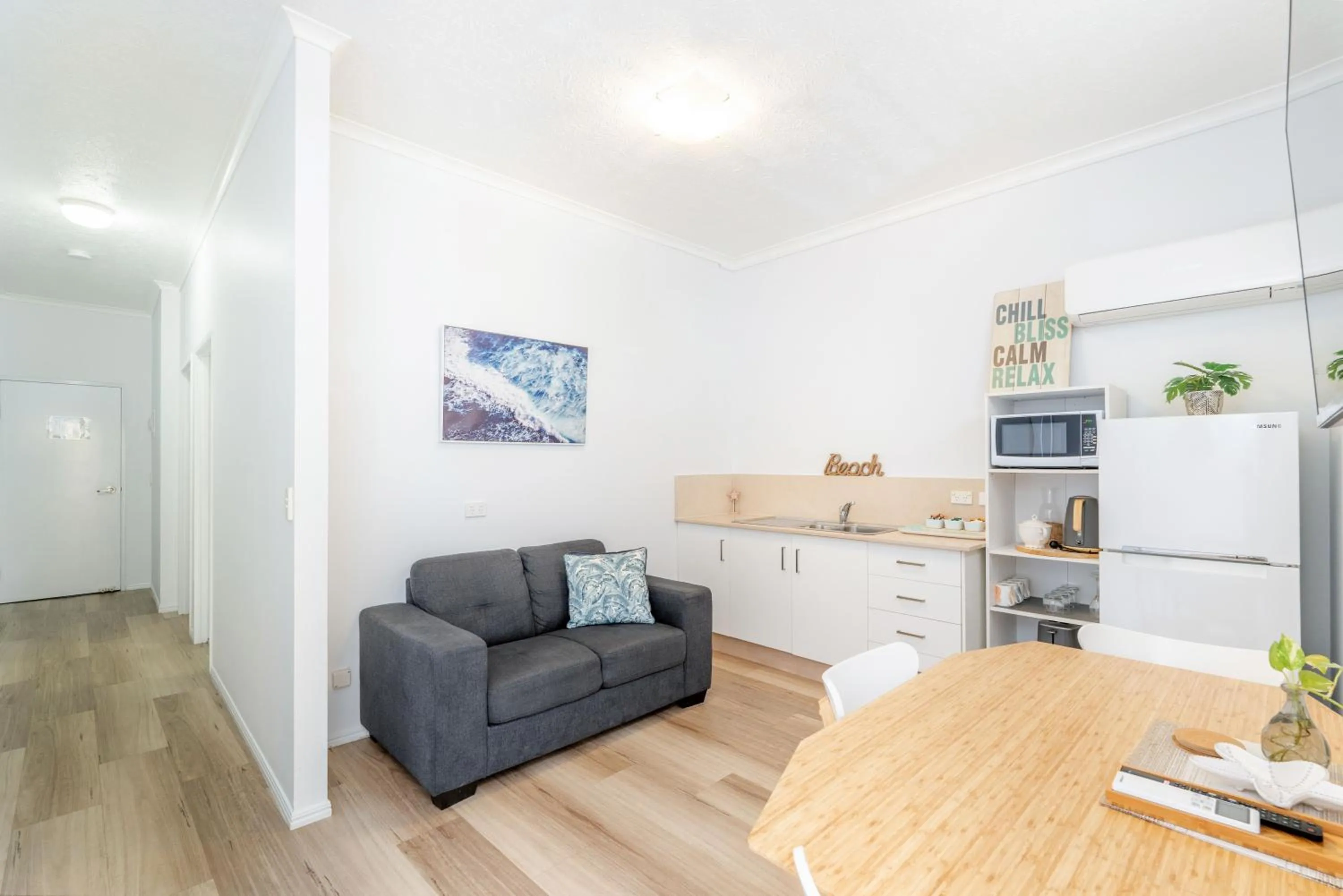 Kitchen or kitchenette in Shelly Bay Resort