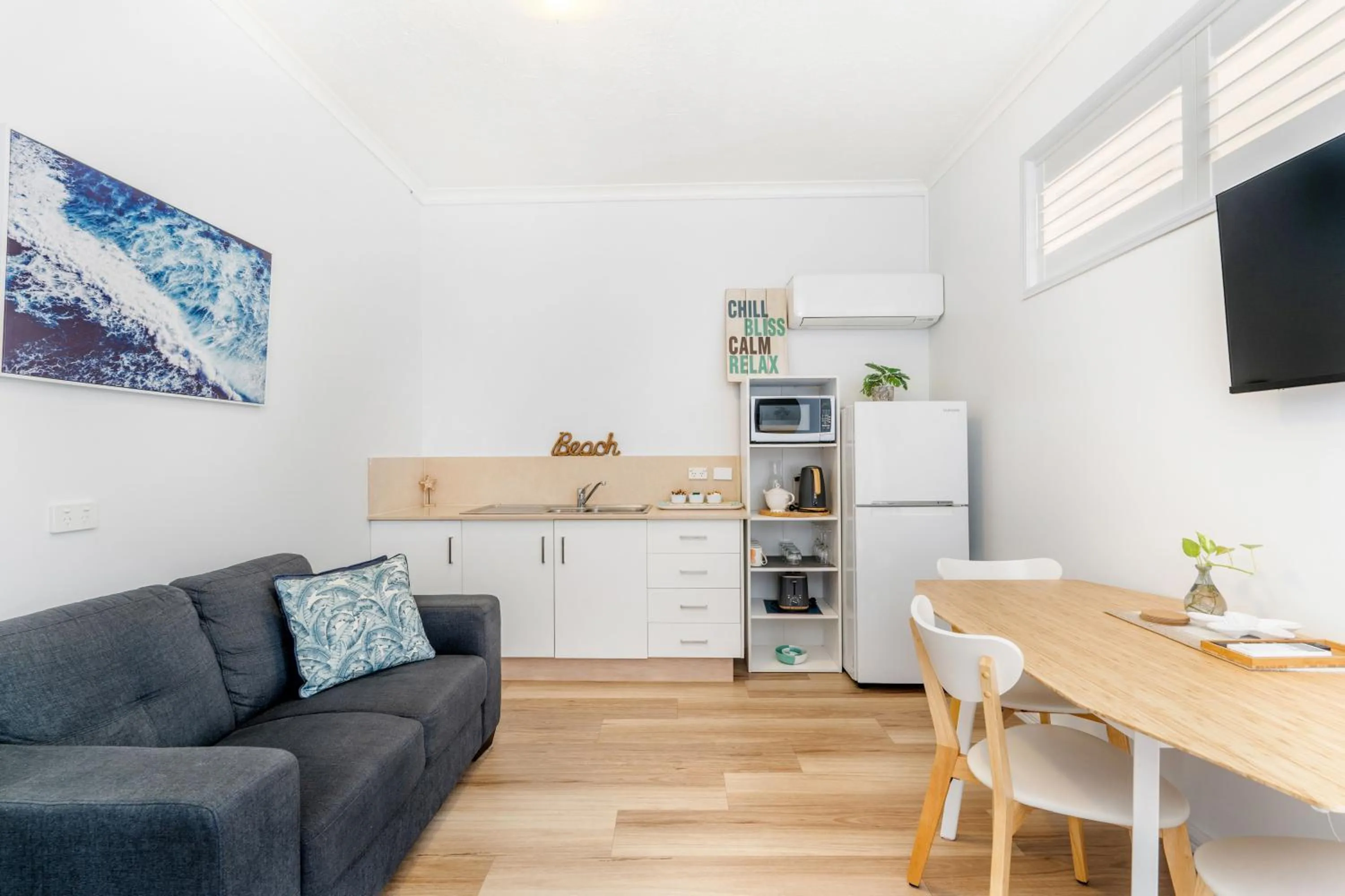 Kitchen or kitchenette in Shelly Bay Resort