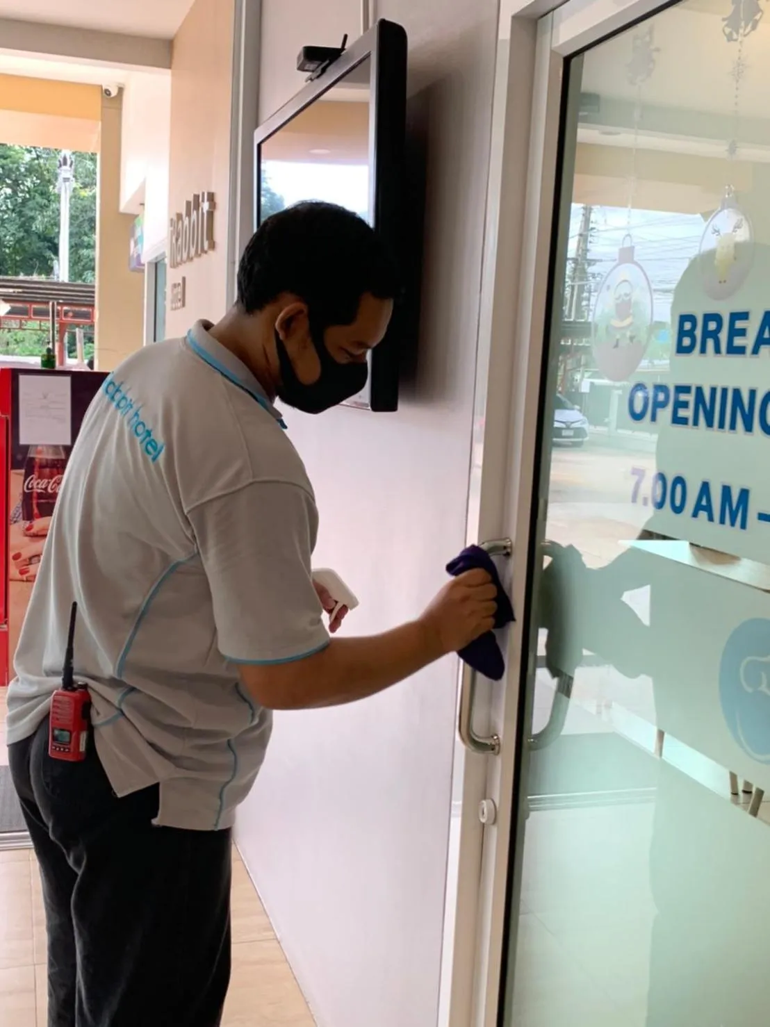 Staff in iRabbit Hotel