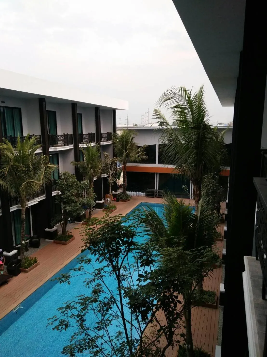Pool view in Namthong Nan Hotel