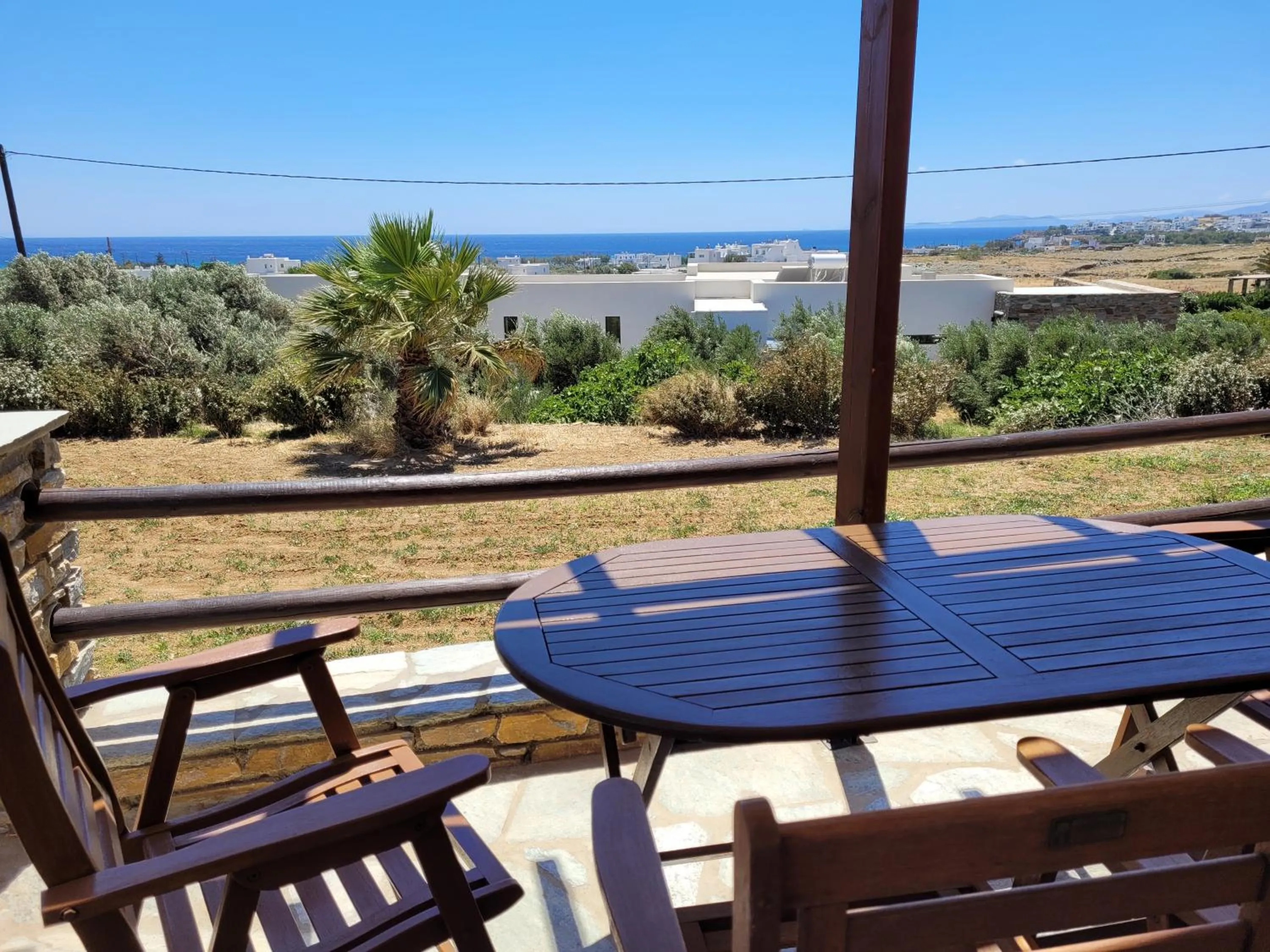 Balcony/Terrace in Aigaio Studios tinos