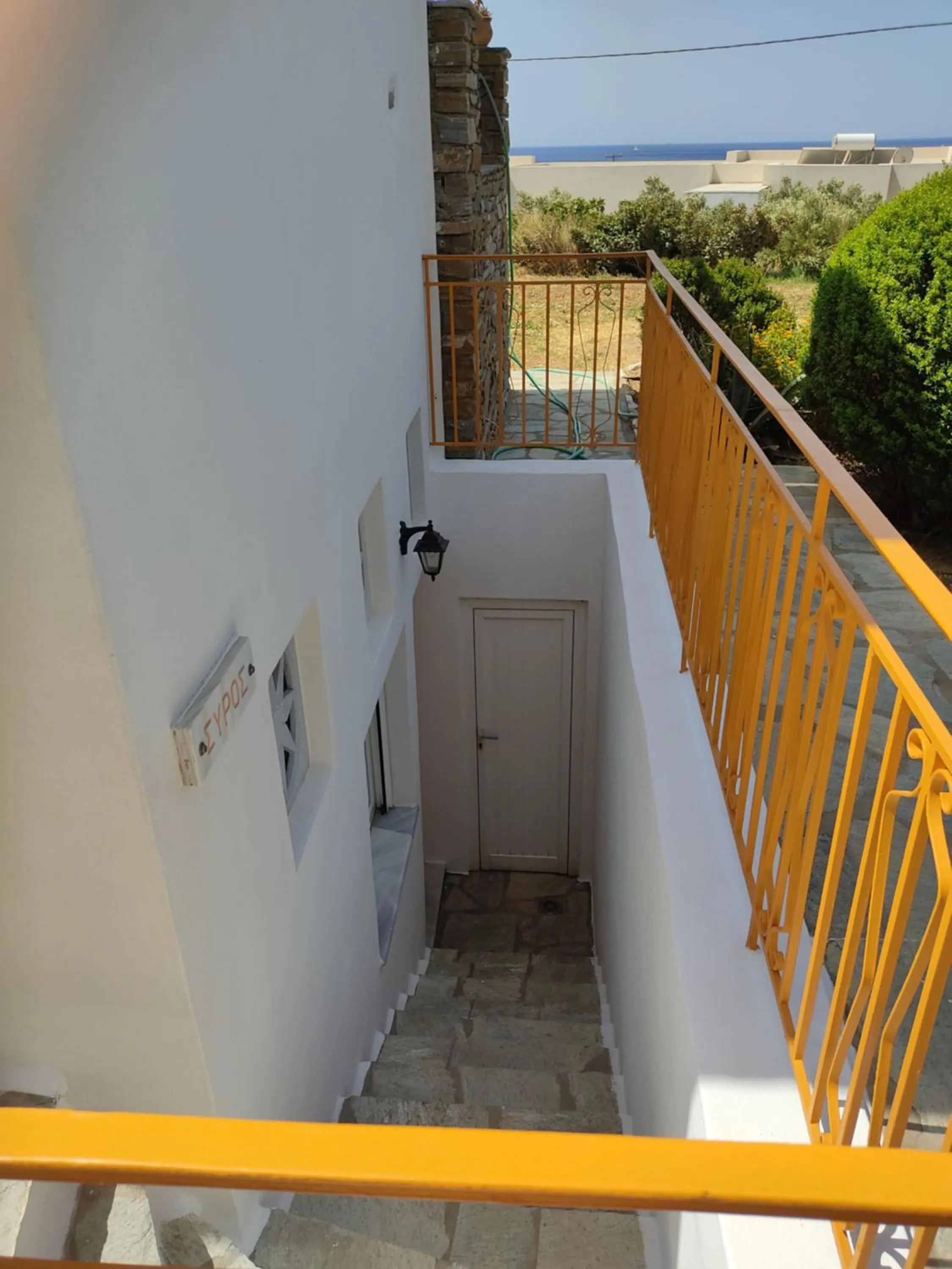 Balcony/Terrace in Aigaio Studios tinos