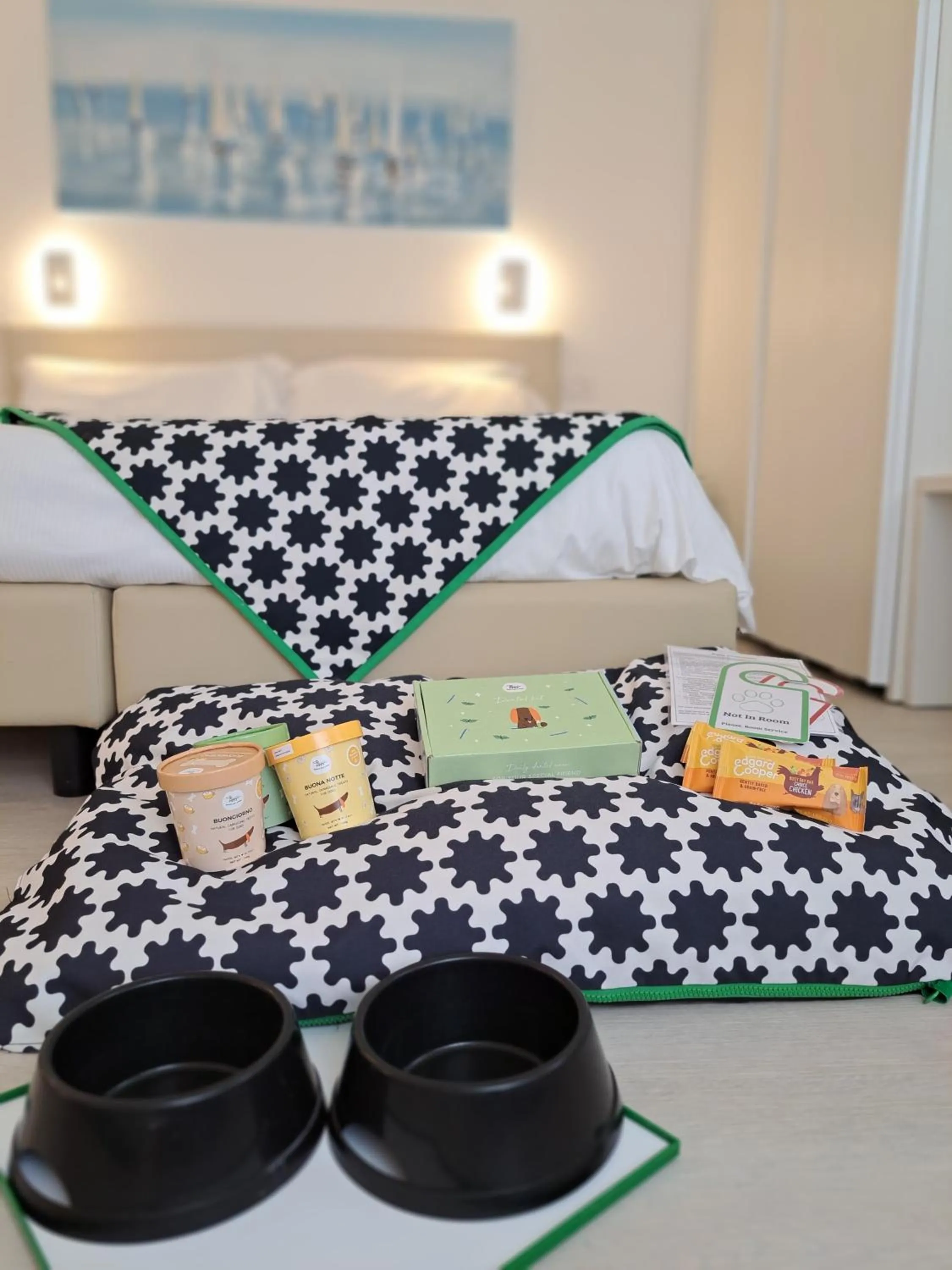 Pets, Bed in Hotel Villa Anthea